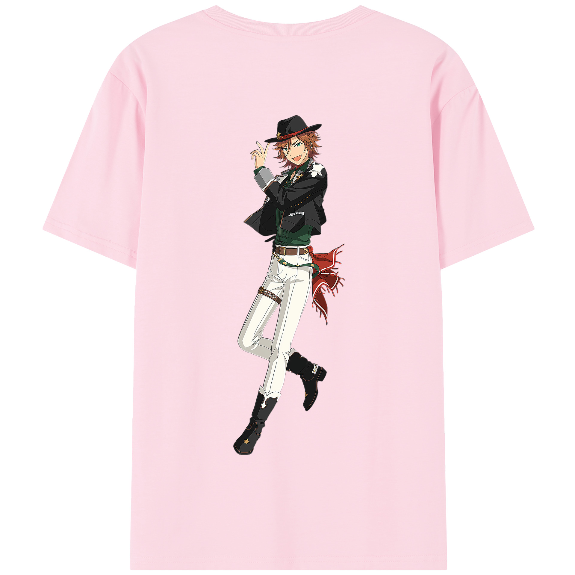（画像用） あんさんぶるスターズ! Ensemble Stars 綿100％半袖Tシャツ（背面プリント）