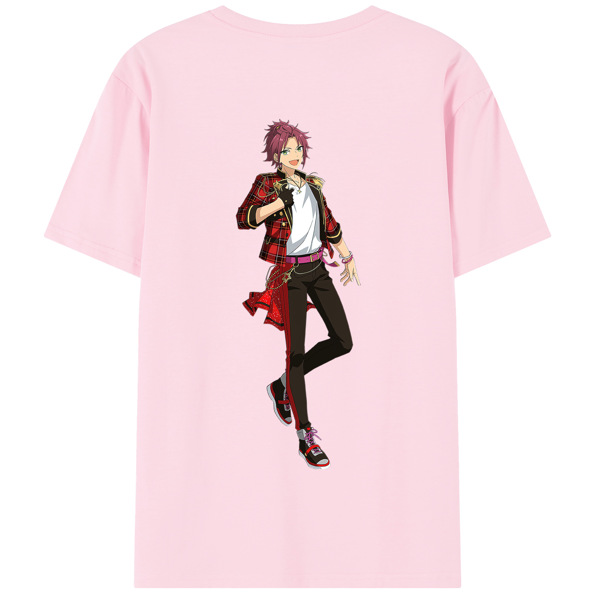 （画像用） あんさんぶるスターズ! Ensemble Stars 綿100％半袖Tシャツ（背面プリント）