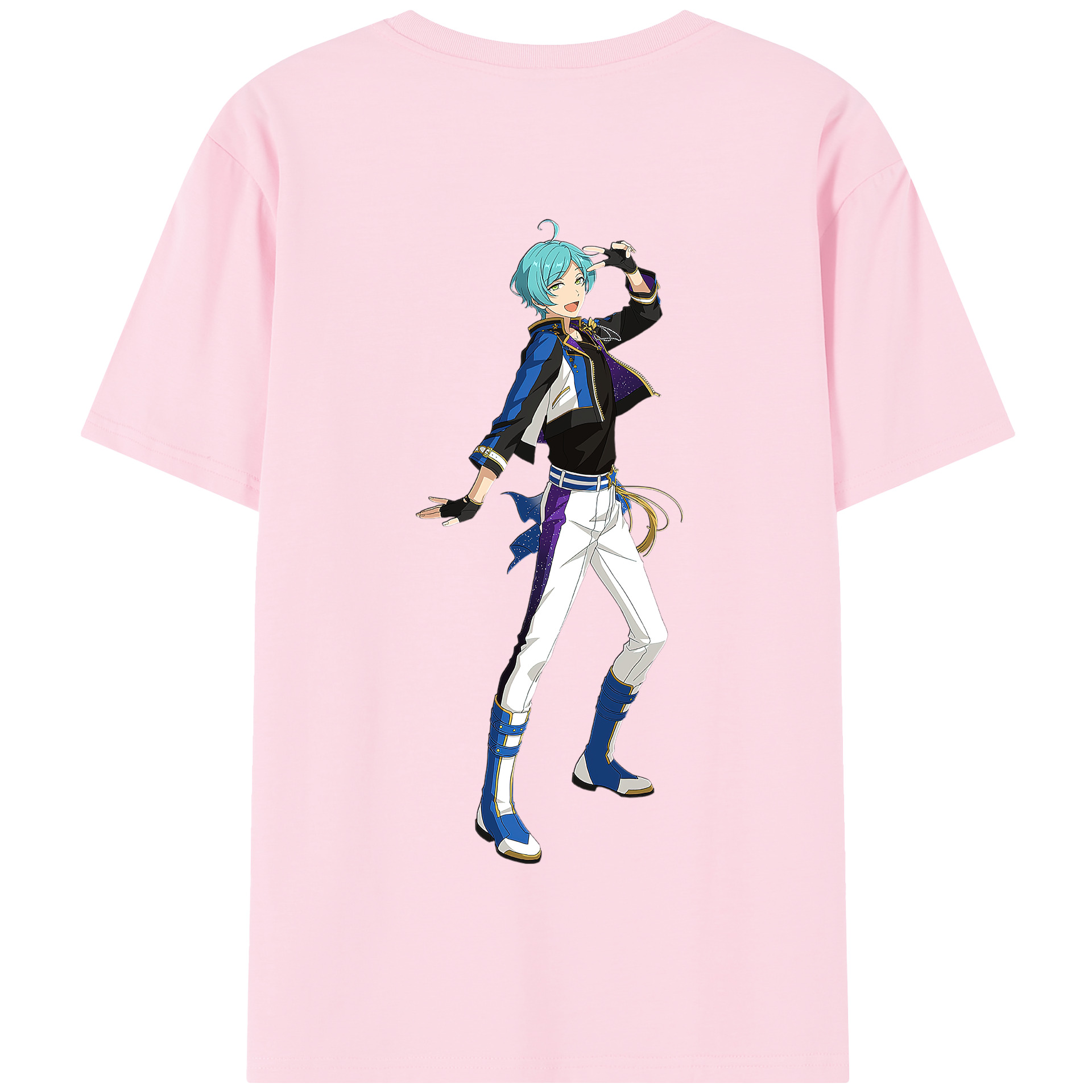 （画像用） あんさんぶるスターズ! Ensemble Stars 綿100％半袖Tシャツ（背面プリント）
