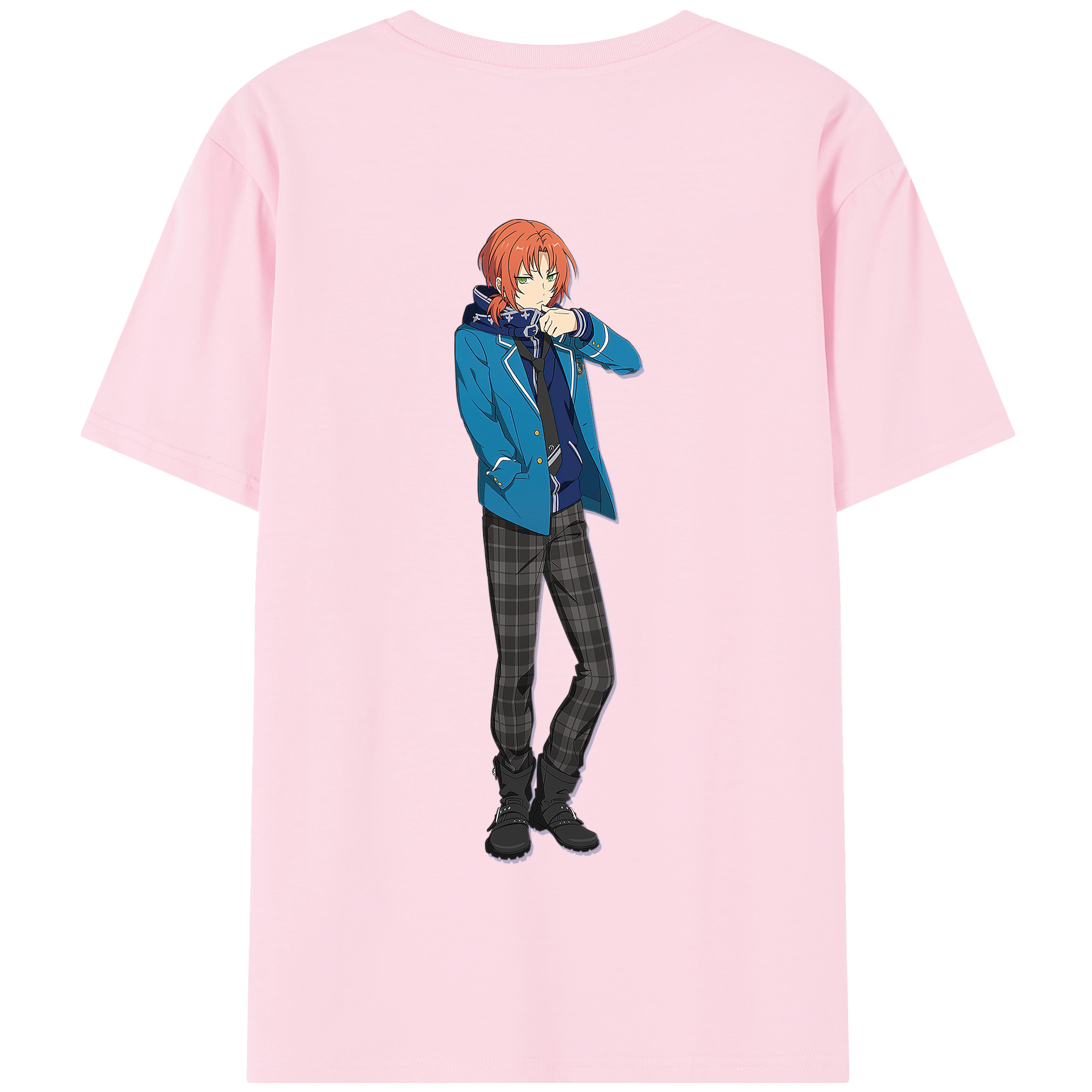 （画像用） あんさんぶるスターズ! Ensemble Stars 綿100％半袖Tシャツ（背面プリント）