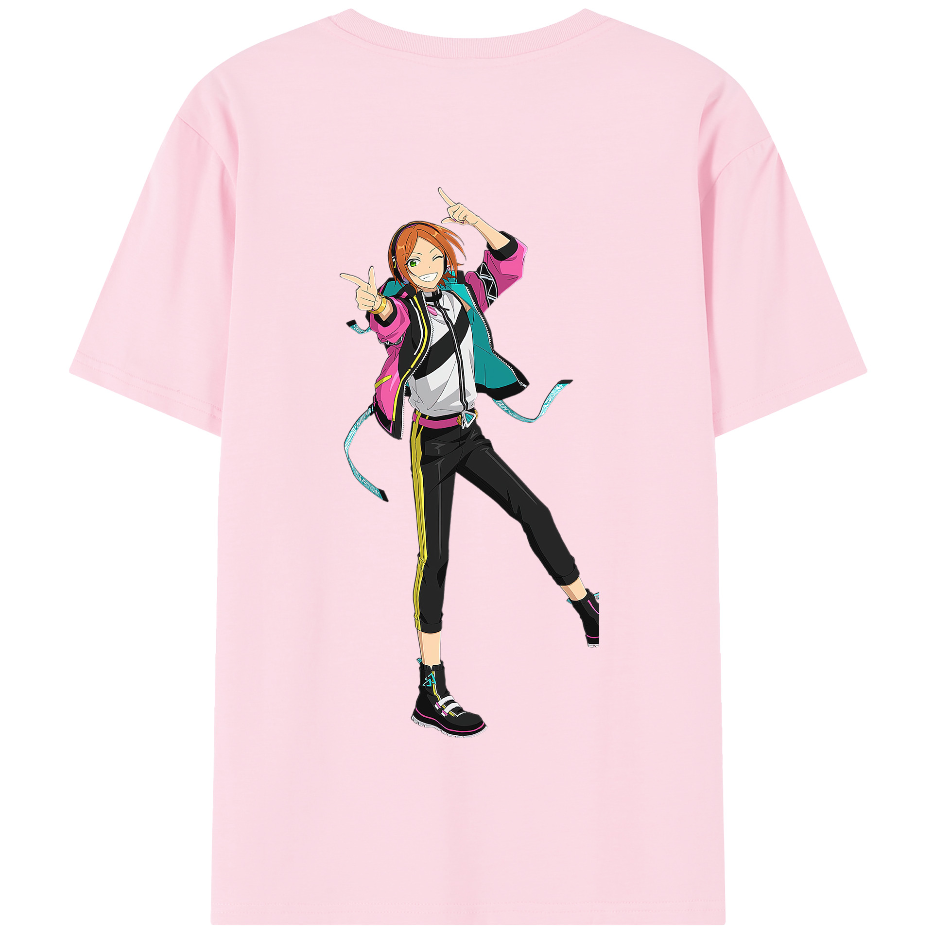 （画像用） あんさんぶるスターズ! Ensemble Stars 綿100％半袖Tシャツ（背面プリント）