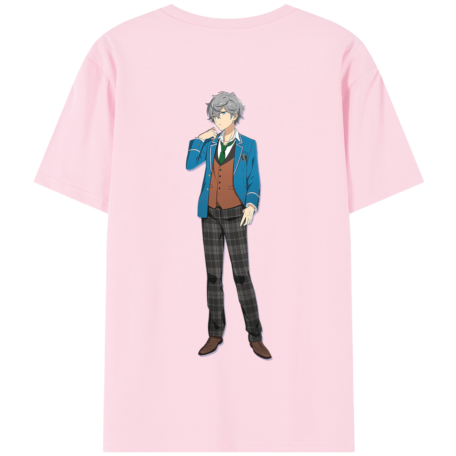 （画像用） あんさんぶるスターズ! Ensemble Stars 綿100％半袖Tシャツ（背面プリント）