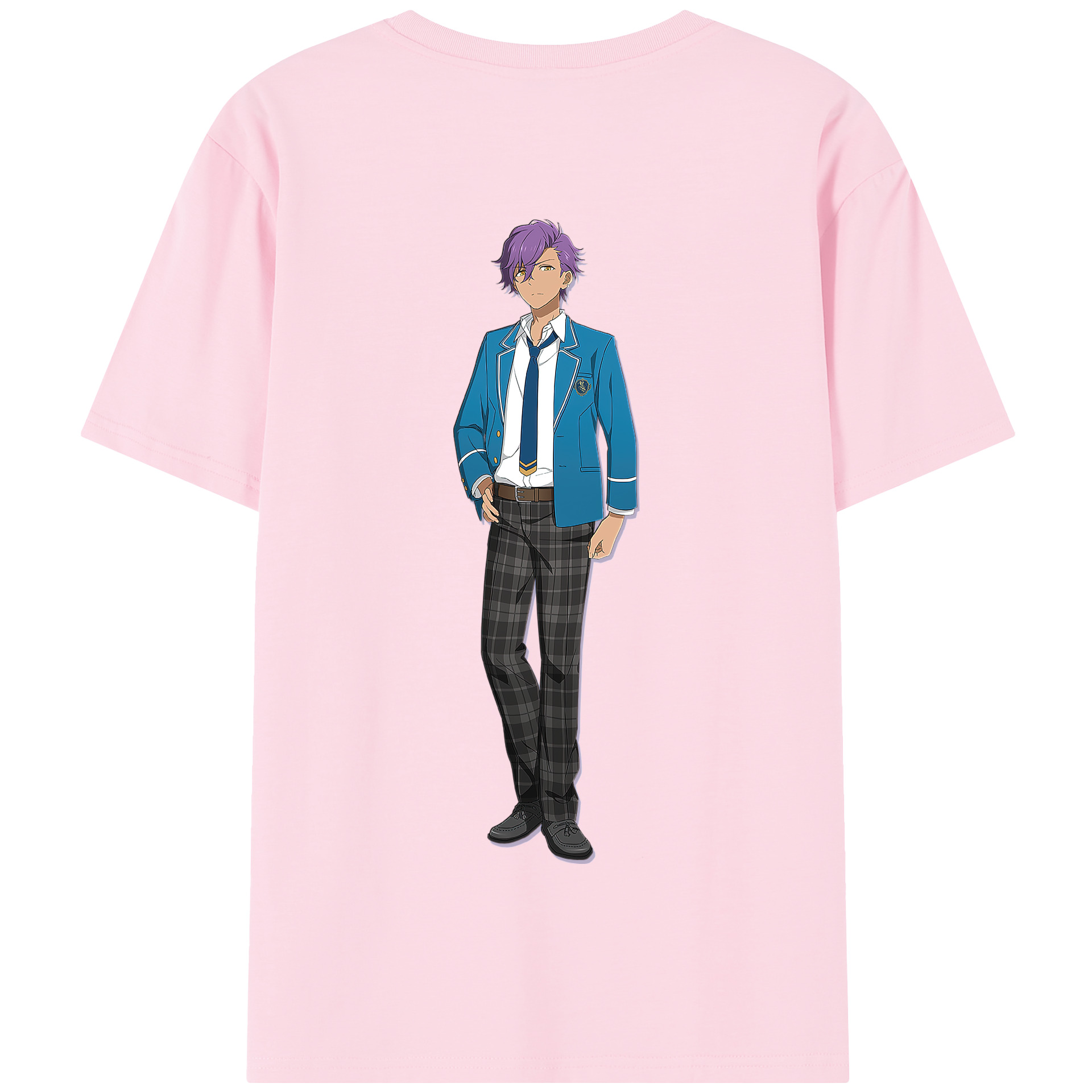（画像用） あんさんぶるスターズ! Ensemble Stars 綿100％半袖Tシャツ（背面プリント）