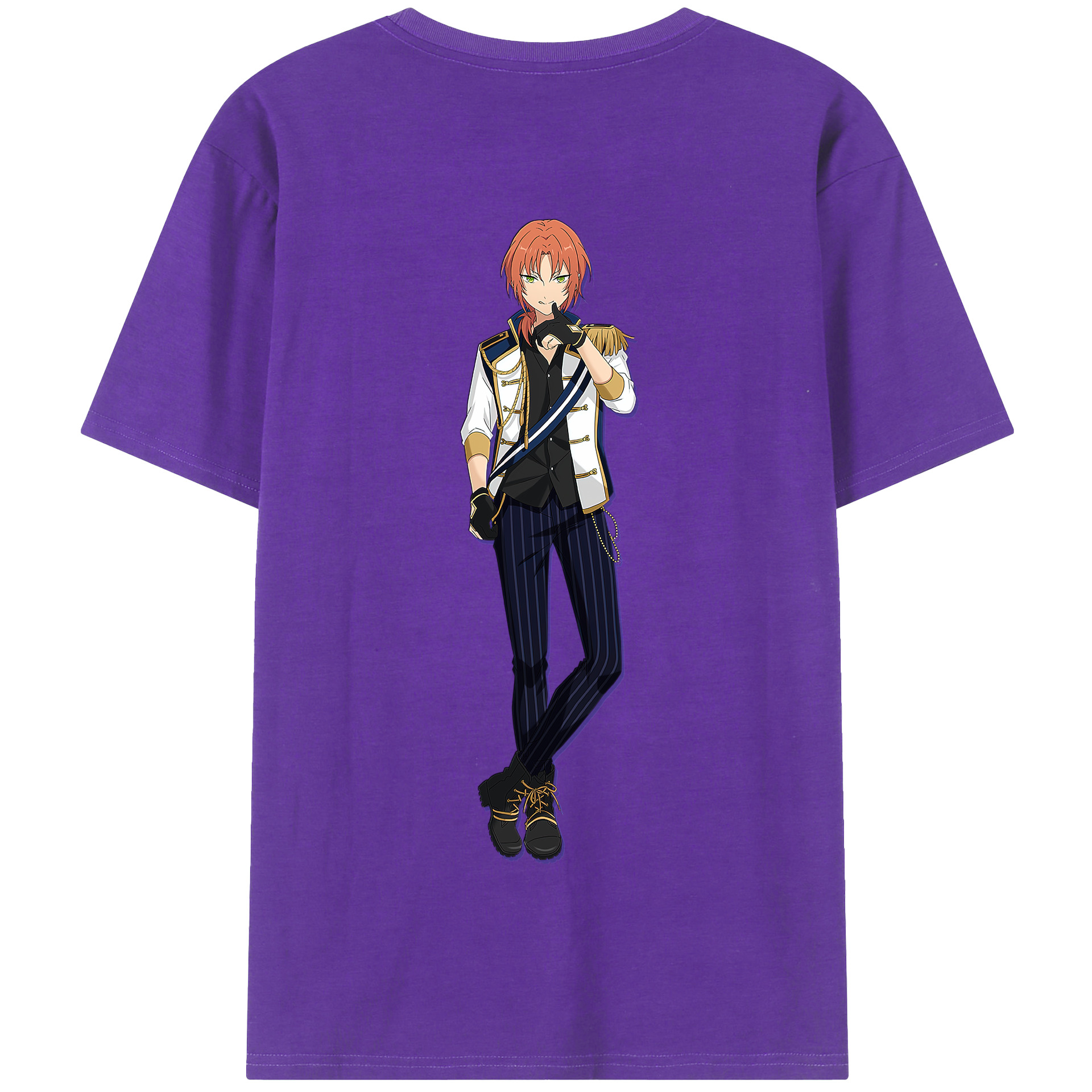 （画像用） あんさんぶるスターズ! Ensemble Stars 綿100％半袖Tシャツ（背面プリント）