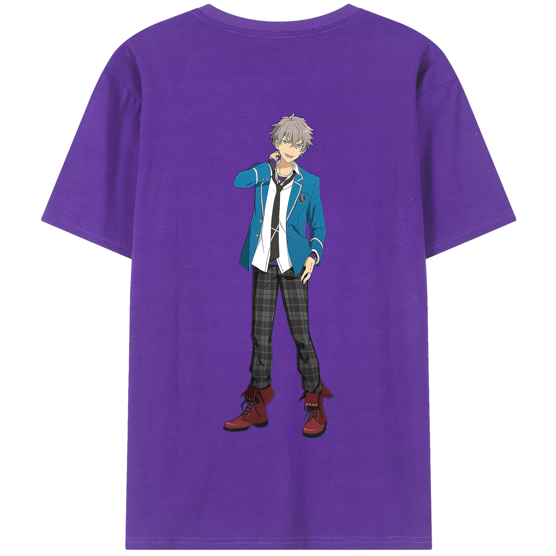 （画像用） あんさんぶるスターズ! Ensemble Stars 綿100％半袖Tシャツ（背面プリント）