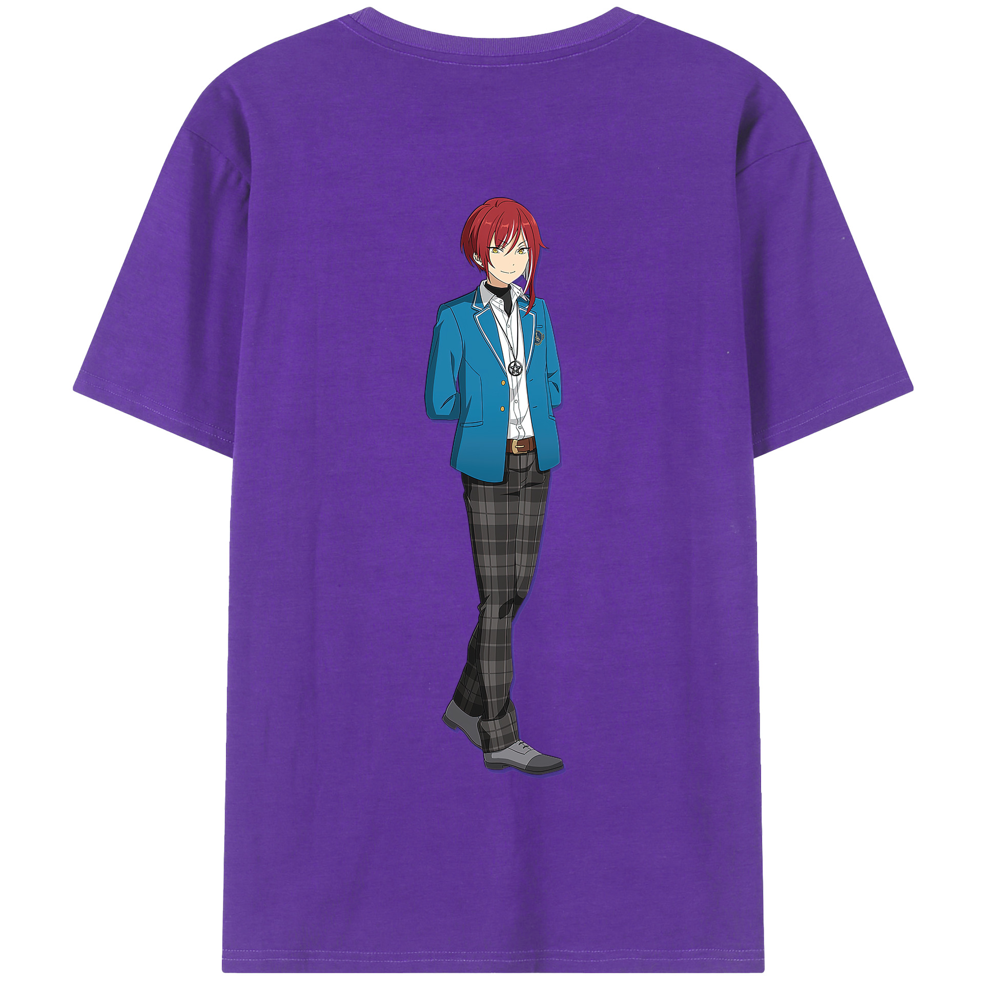 （画像用） あんさんぶるスターズ! Ensemble Stars 綿100％半袖Tシャツ（背面プリント）