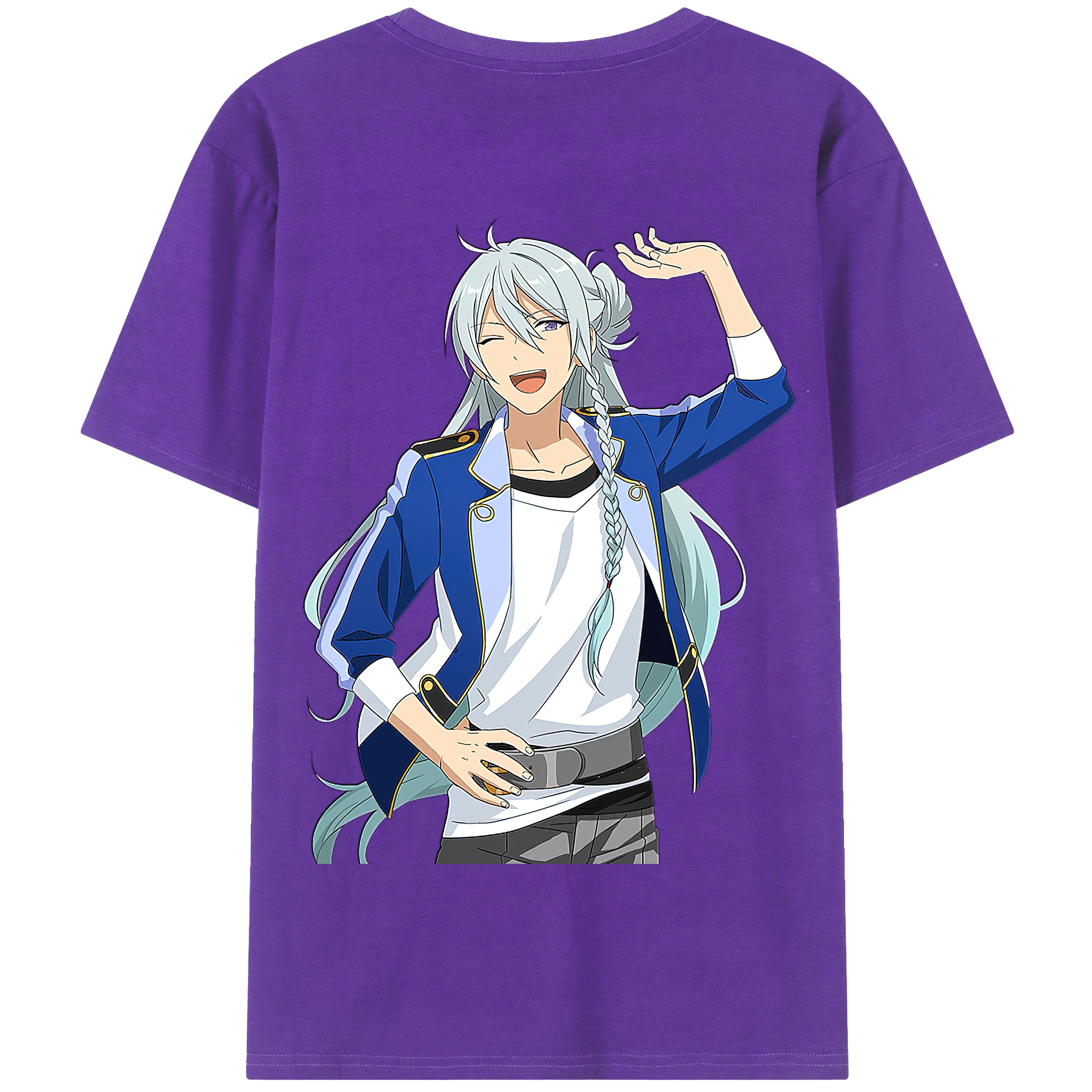 （画像用） あんさんぶるスターズ! Ensemble Stars 綿100％半袖Tシャツ（背面プリント）