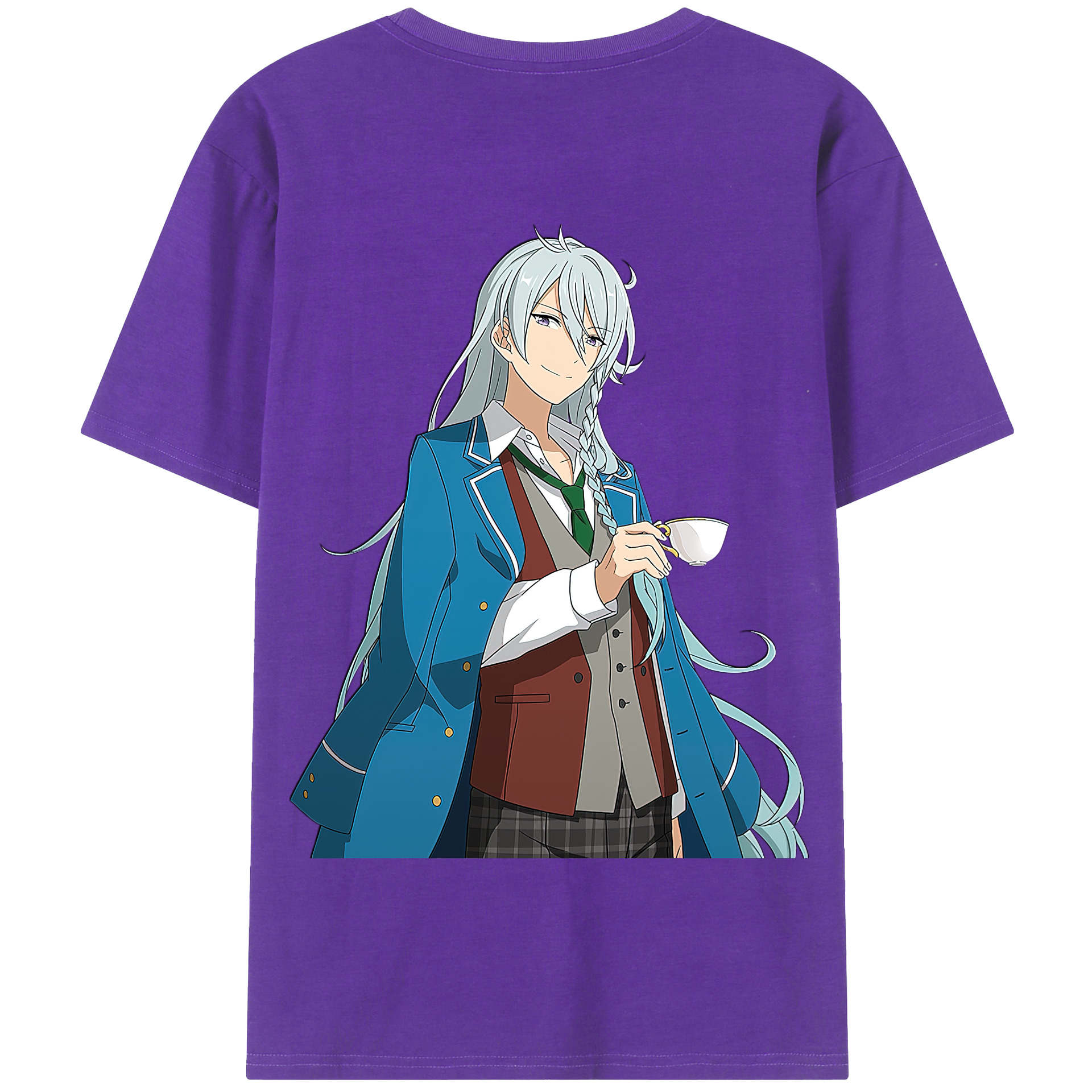 （画像用） あんさんぶるスターズ! Ensemble Stars 綿100％半袖Tシャツ（背面プリント）