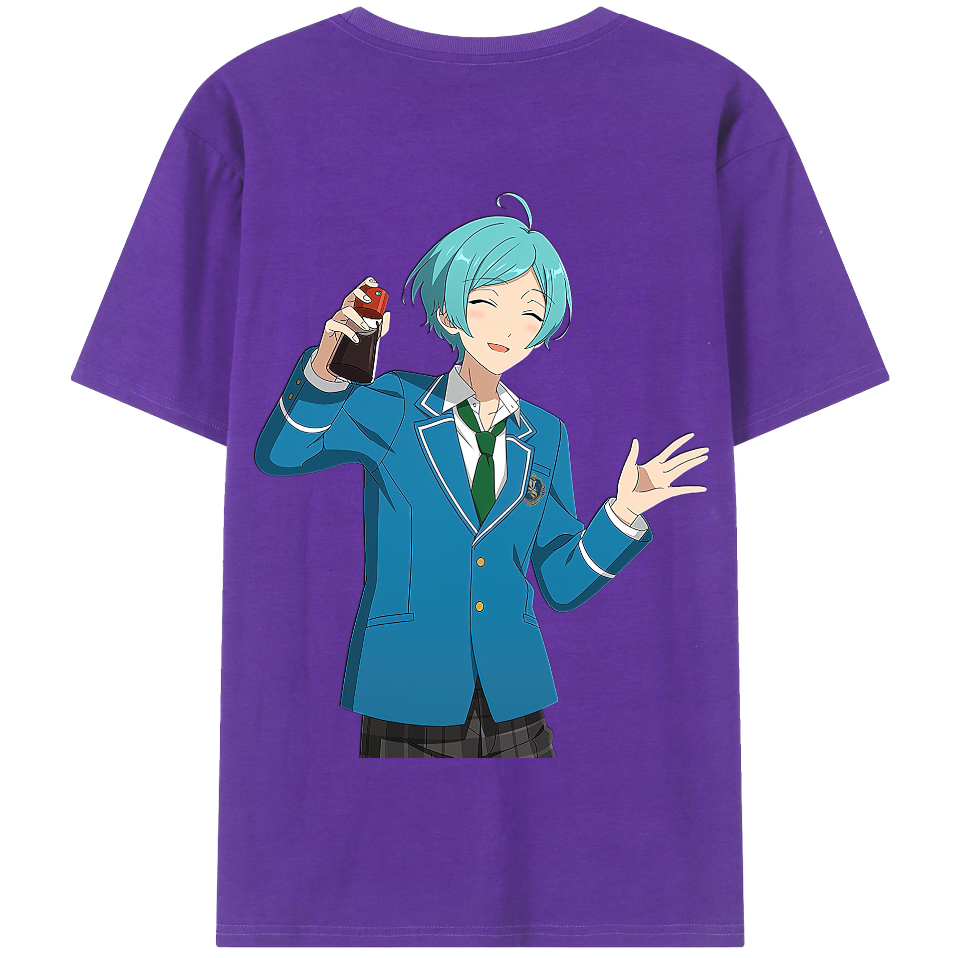 （画像用） あんさんぶるスターズ! Ensemble Stars 綿100％半袖Tシャツ（背面プリント）