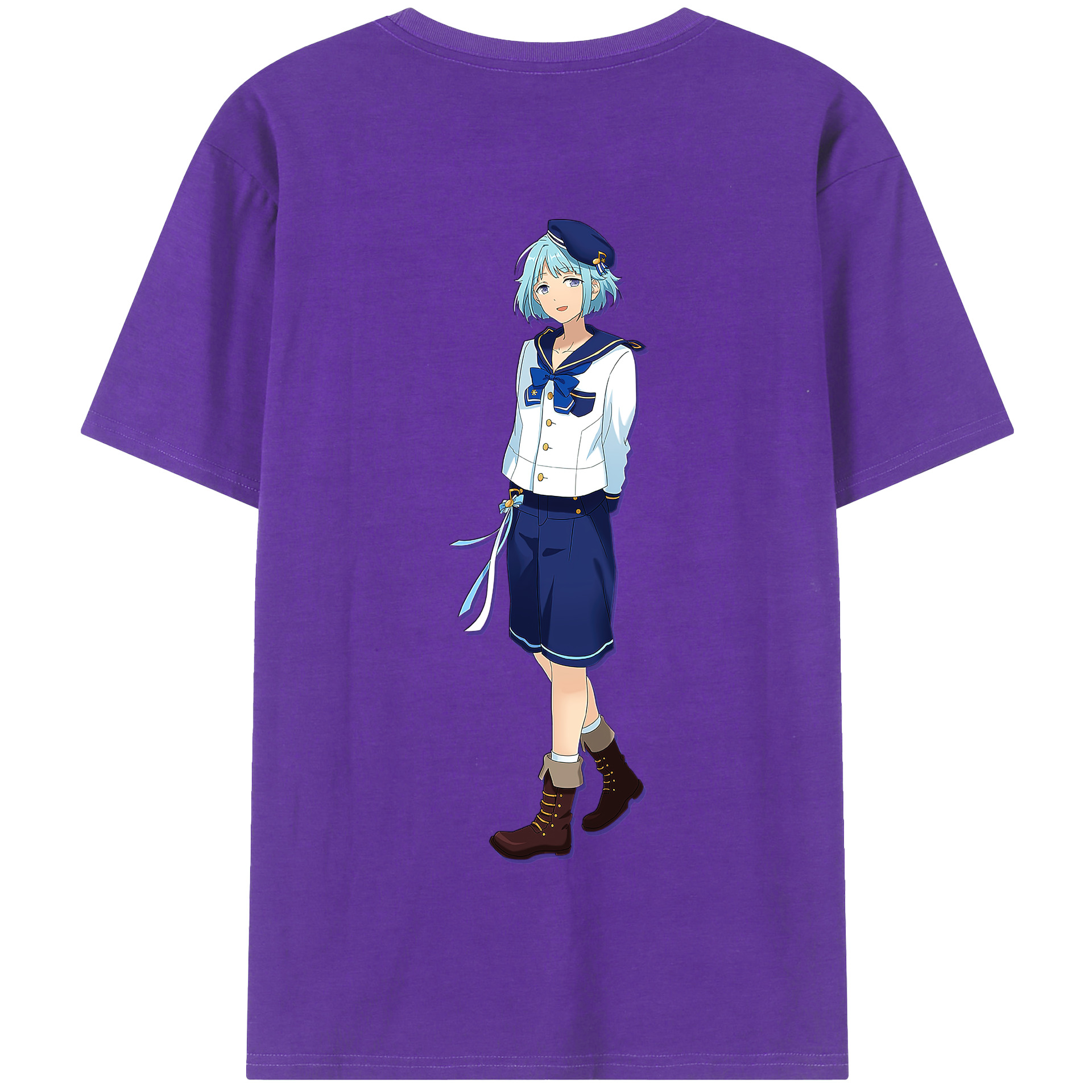 （画像用） あんさんぶるスターズ! Ensemble Stars 綿100％半袖Tシャツ（背面プリント）