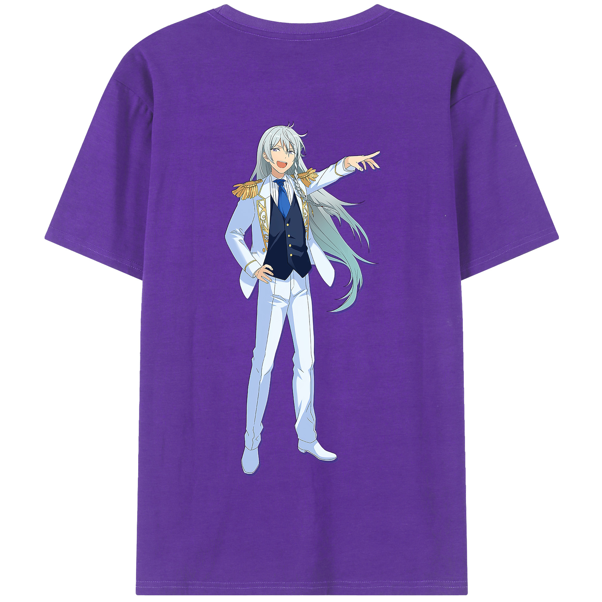 （画像用） あんさんぶるスターズ! Ensemble Stars 綿100％半袖Tシャツ（背面プリント）