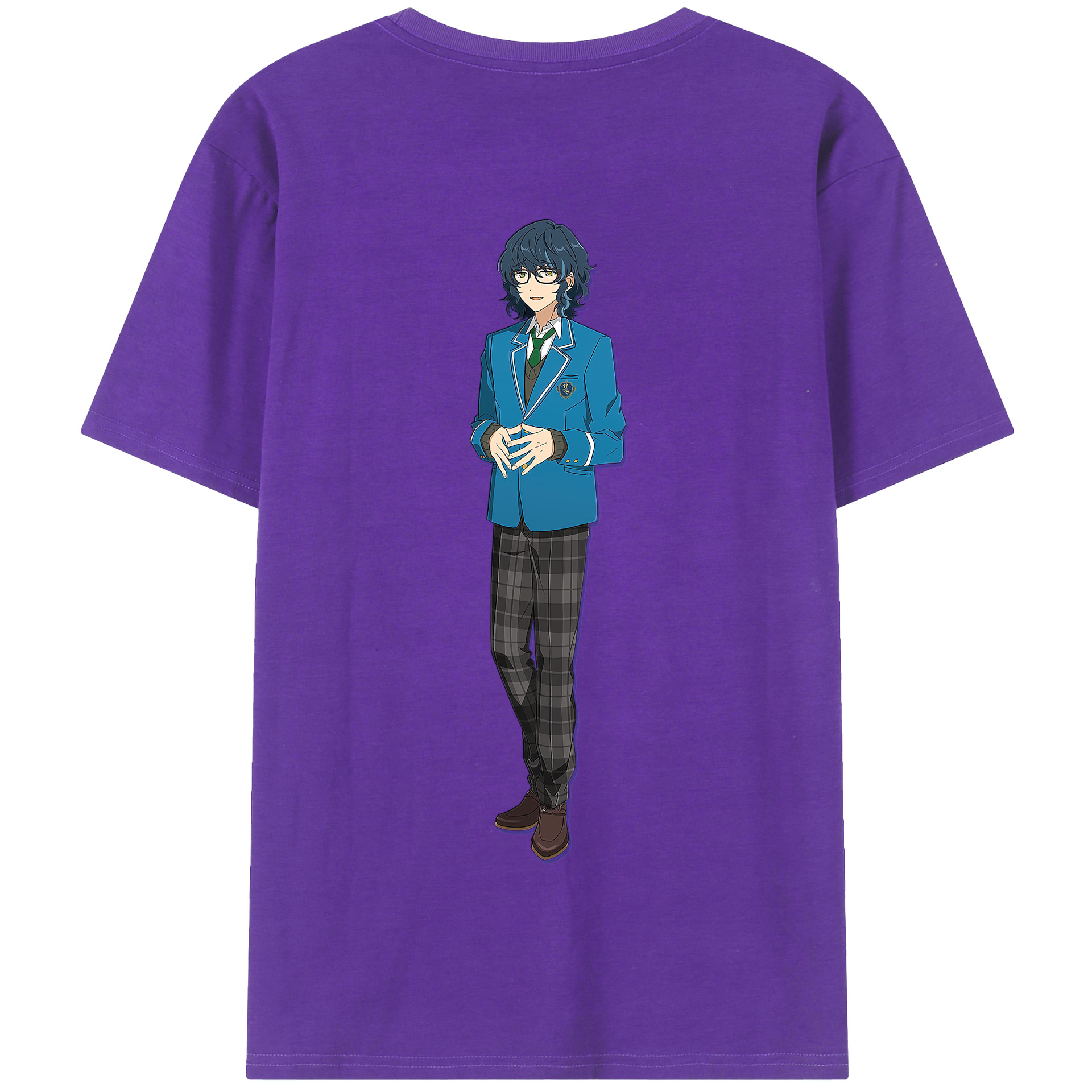 （画像用） あんさんぶるスターズ! Ensemble Stars 綿100％半袖Tシャツ（背面プリント）