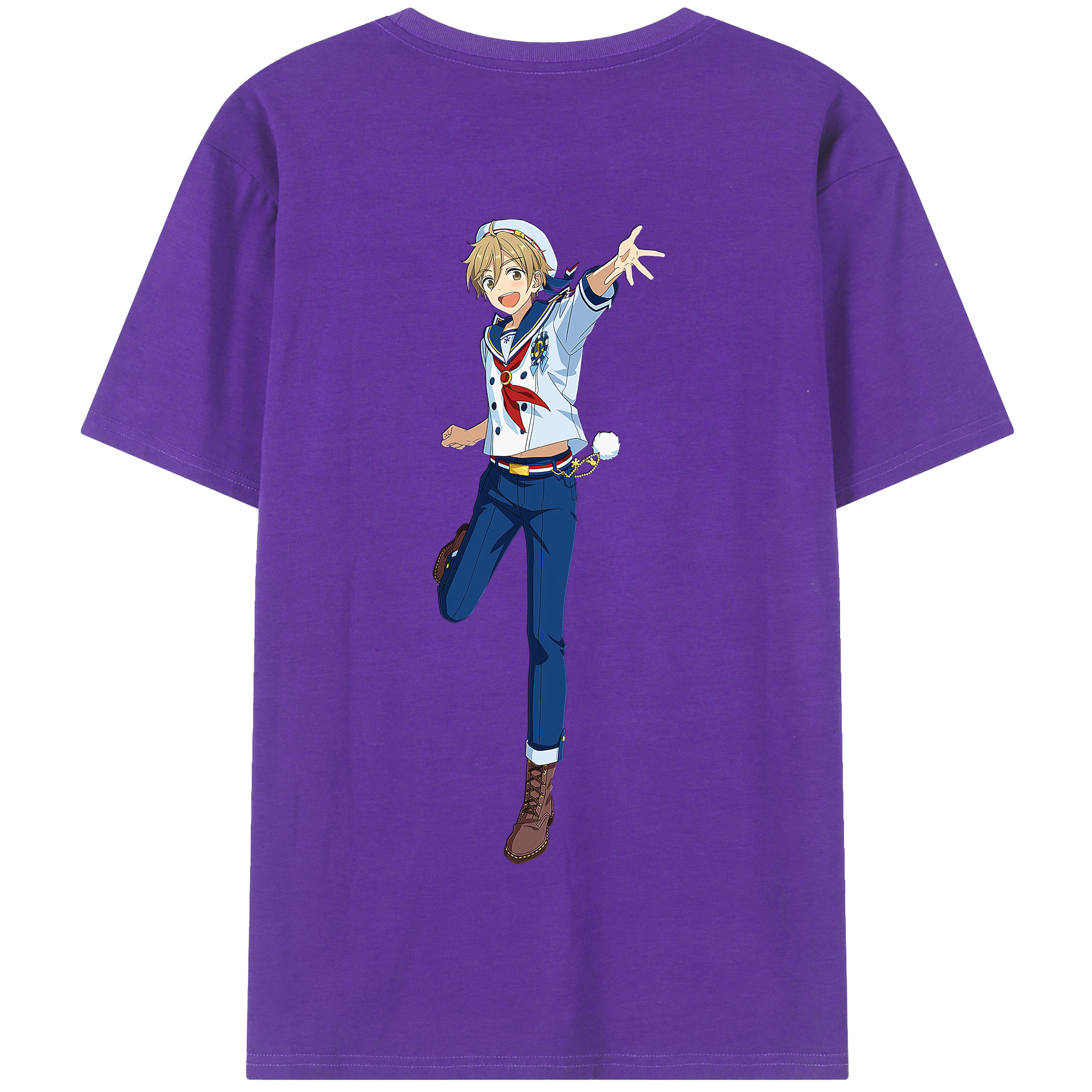 （画像用） あんさんぶるスターズ! Ensemble Stars 綿100％半袖Tシャツ（背面プリント）