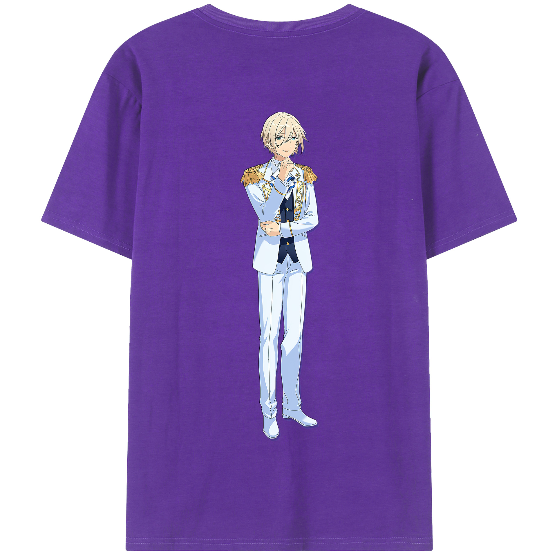 （画像用） あんさんぶるスターズ! Ensemble Stars 綿100％半袖Tシャツ（背面プリント）