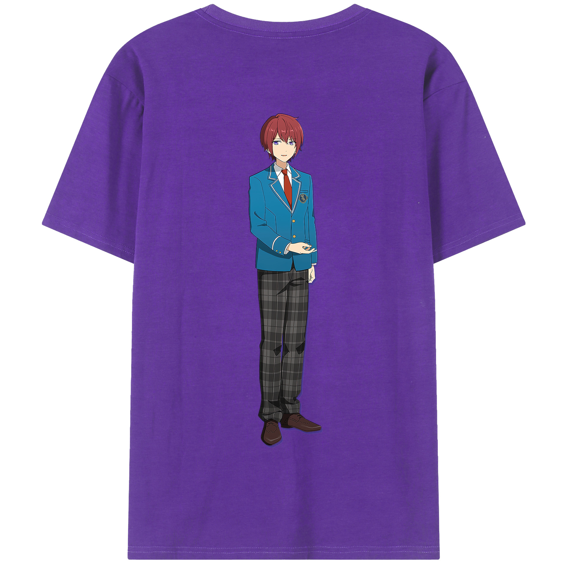 （画像用） あんさんぶるスターズ! Ensemble Stars 綿100％半袖Tシャツ（背面プリント）
