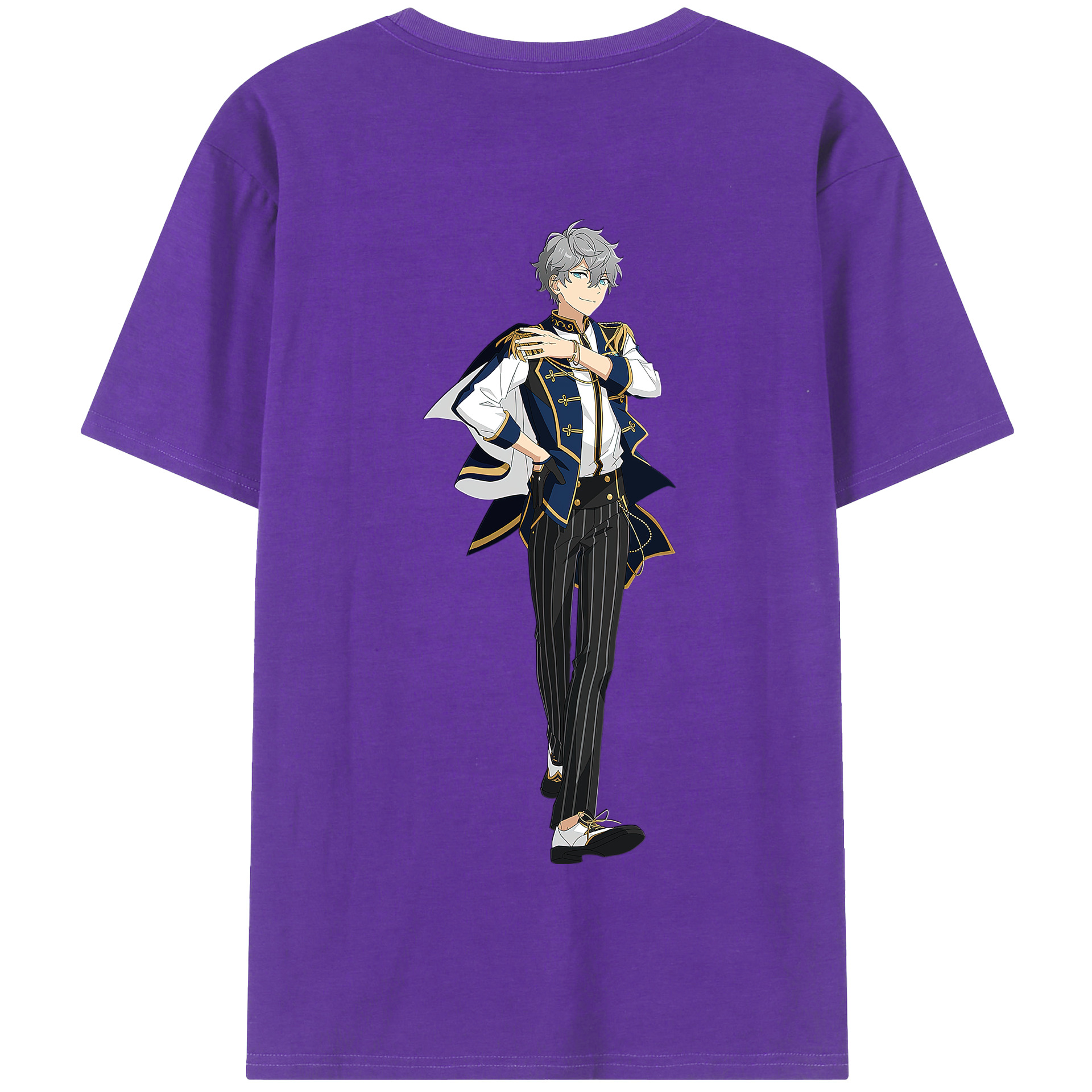 （画像用） あんさんぶるスターズ! Ensemble Stars 綿100％半袖Tシャツ（背面プリント）
