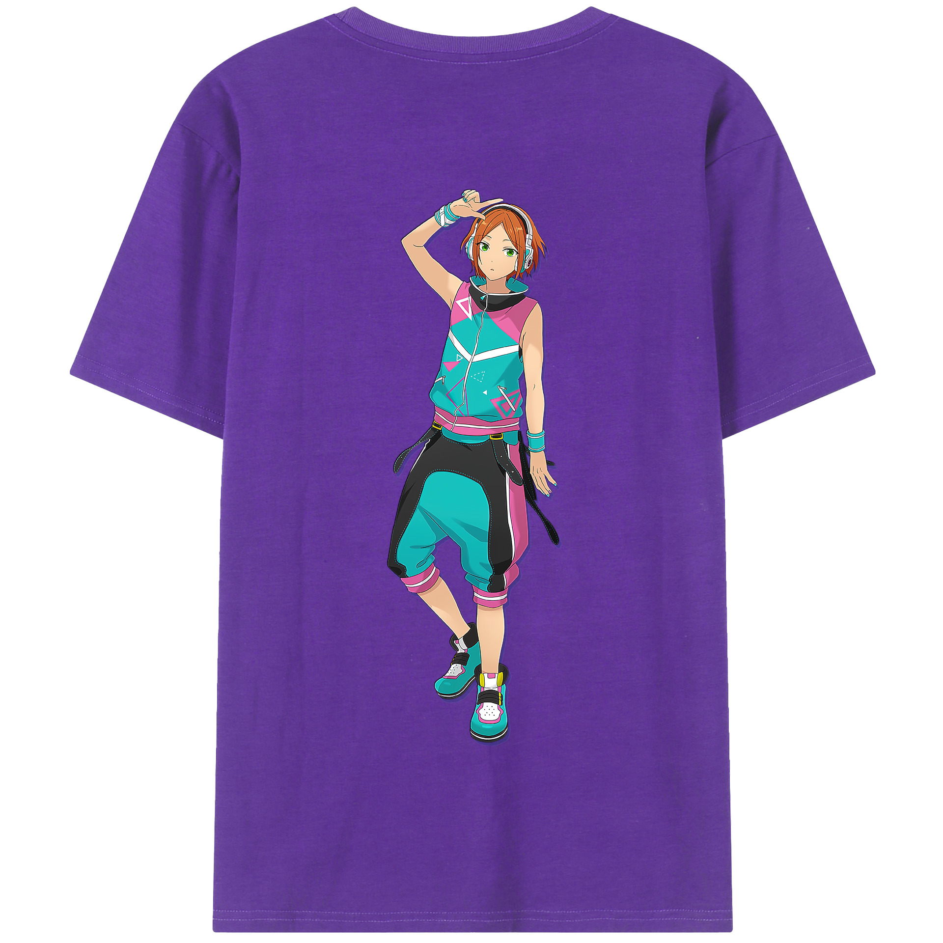 （画像用） あんさんぶるスターズ! Ensemble Stars 綿100％半袖Tシャツ（背面プリント）