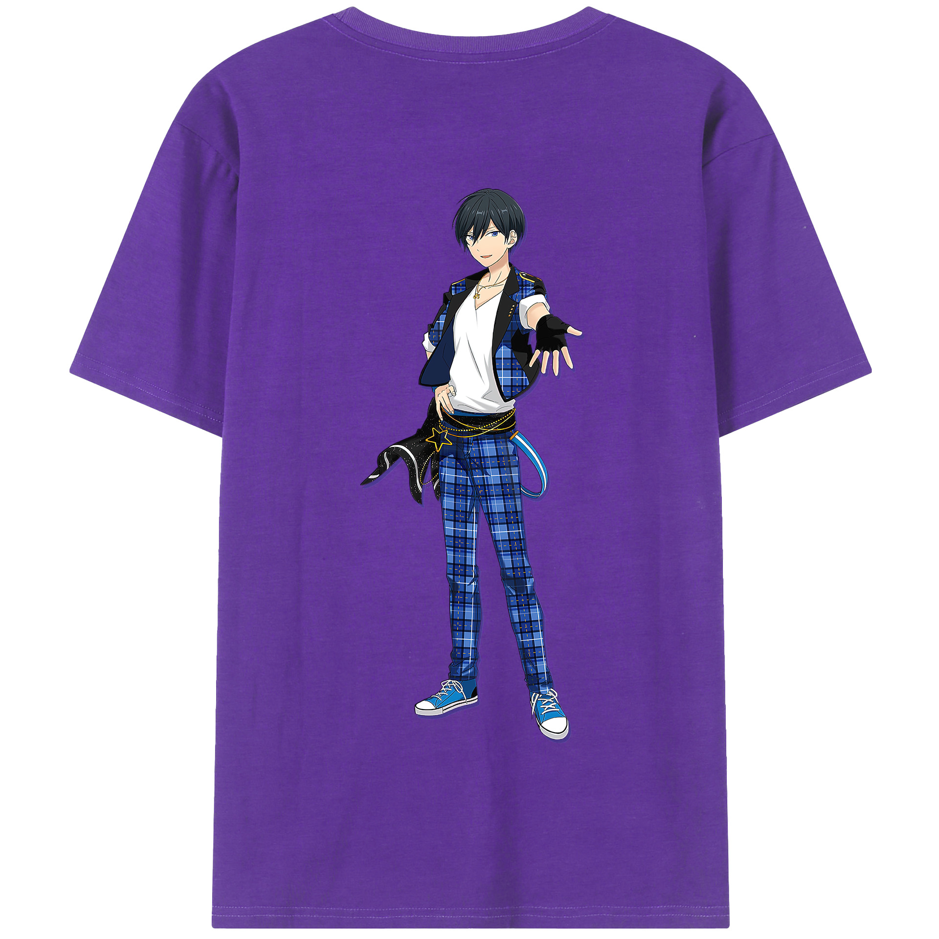 （画像用） あんさんぶるスターズ! Ensemble Stars 綿100％半袖Tシャツ（背面プリント）