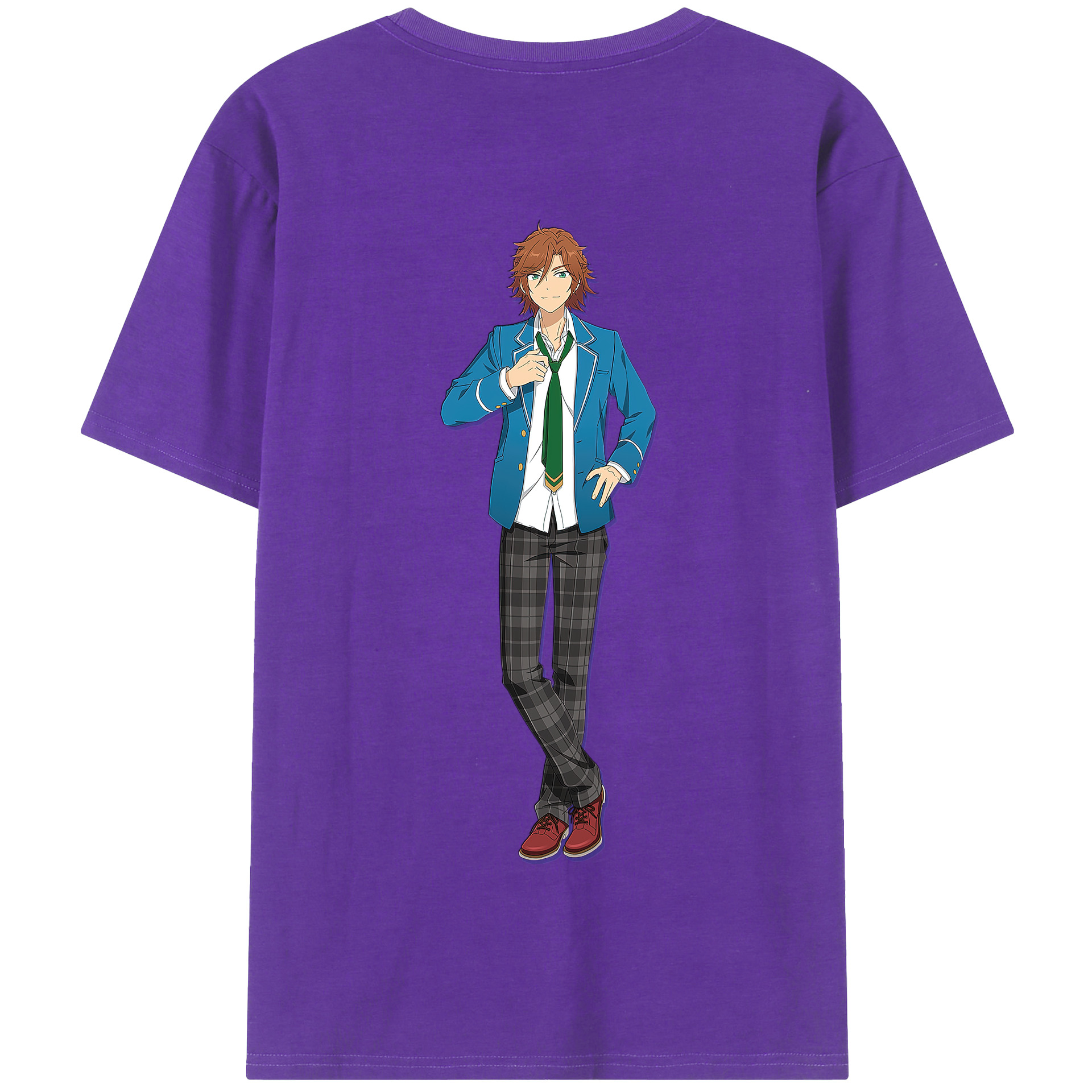 （画像用） あんさんぶるスターズ! Ensemble Stars 綿100％半袖Tシャツ（背面プリント）