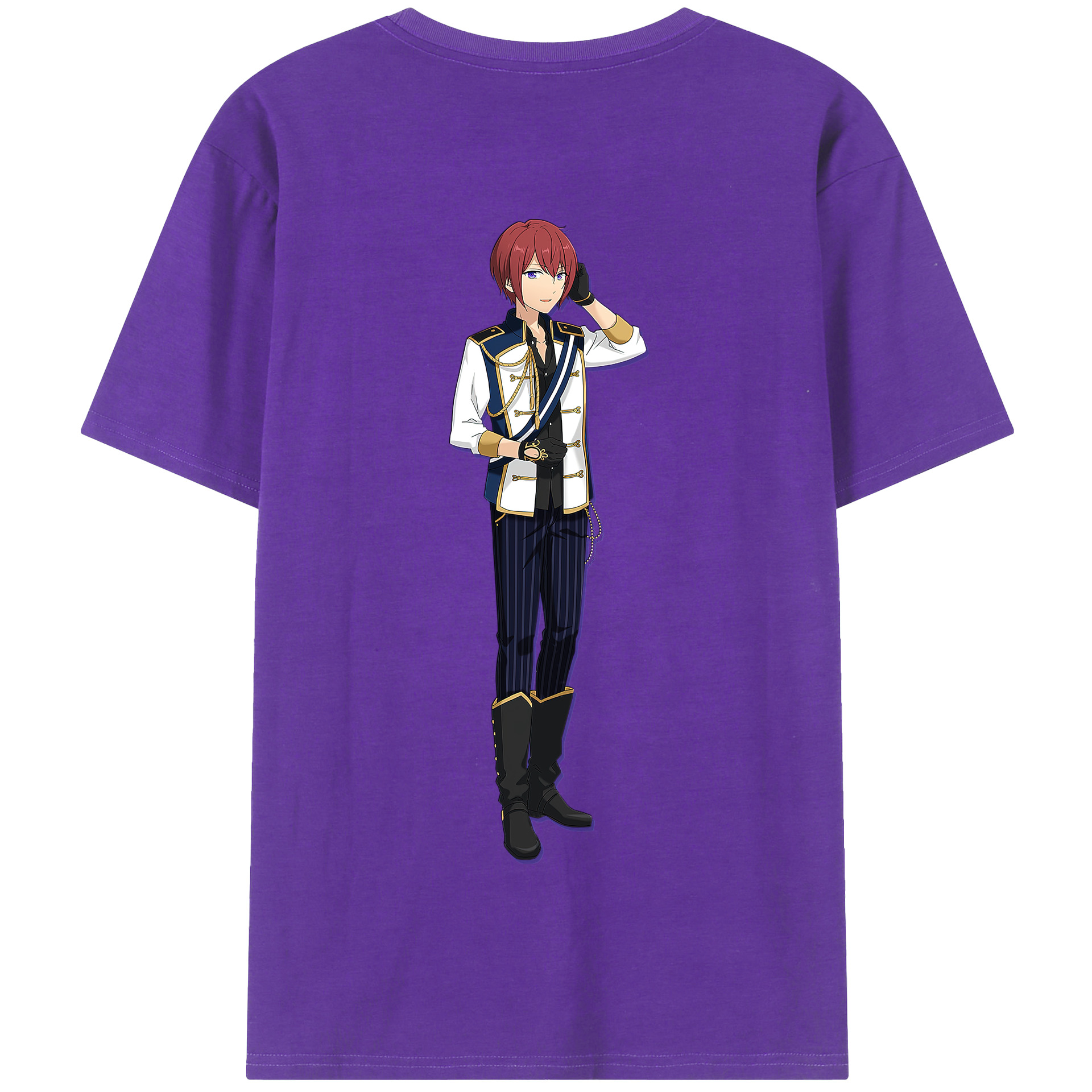 （画像用） あんさんぶるスターズ! Ensemble Stars 綿100％半袖Tシャツ（背面プリント）