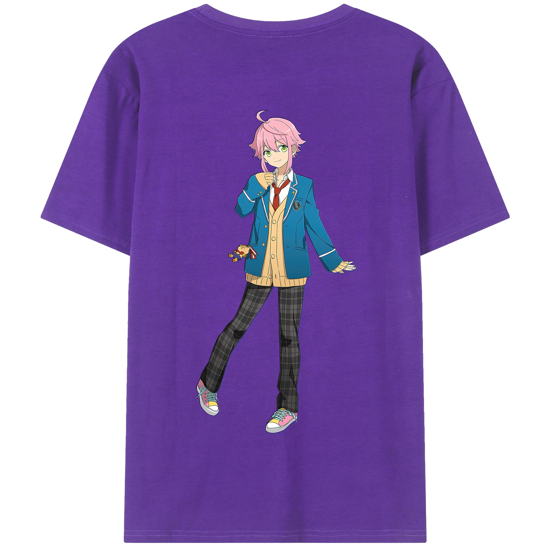（画像用） あんさんぶるスターズ! Ensemble Stars 綿100％半袖Tシャツ（背面プリント）