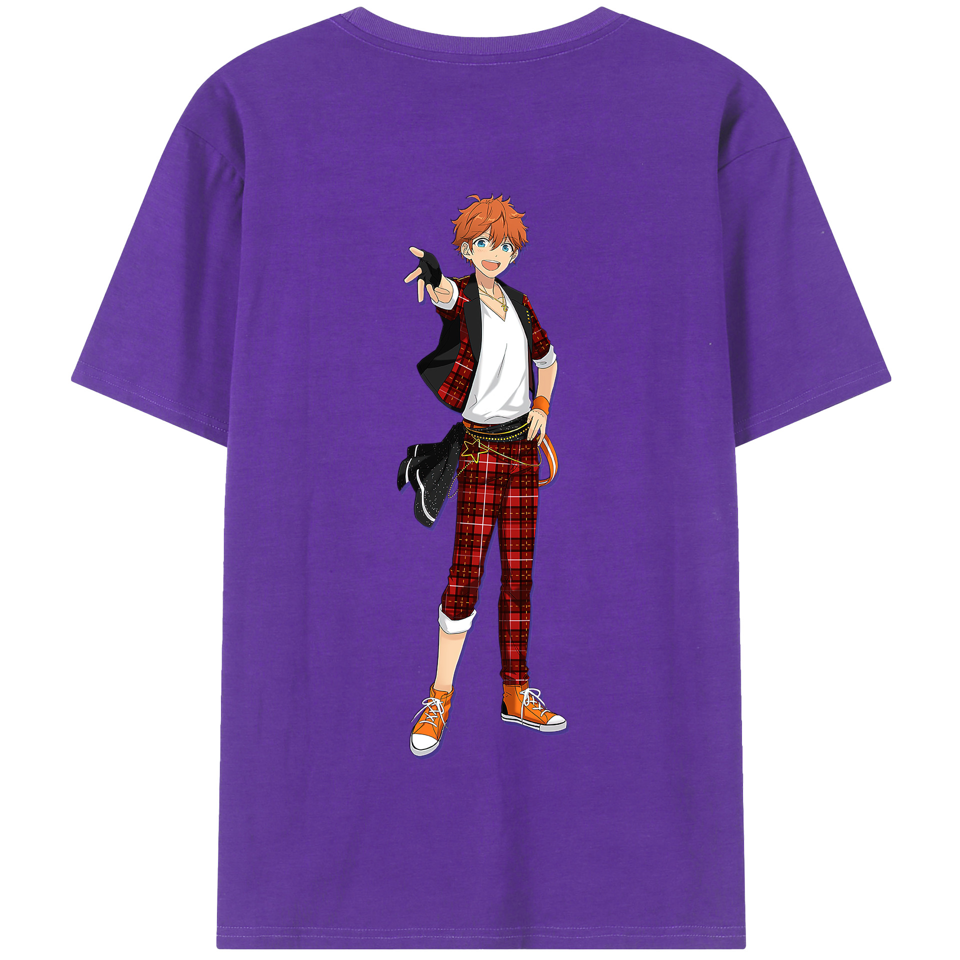 （画像用） あんさんぶるスターズ! Ensemble Stars 綿100％半袖Tシャツ（背面プリント）