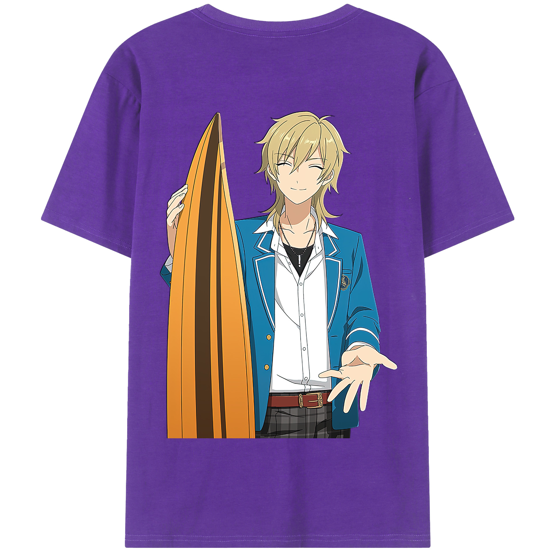（画像用） あんさんぶるスターズ! Ensemble Stars 綿100％半袖Tシャツ（背面プリント）