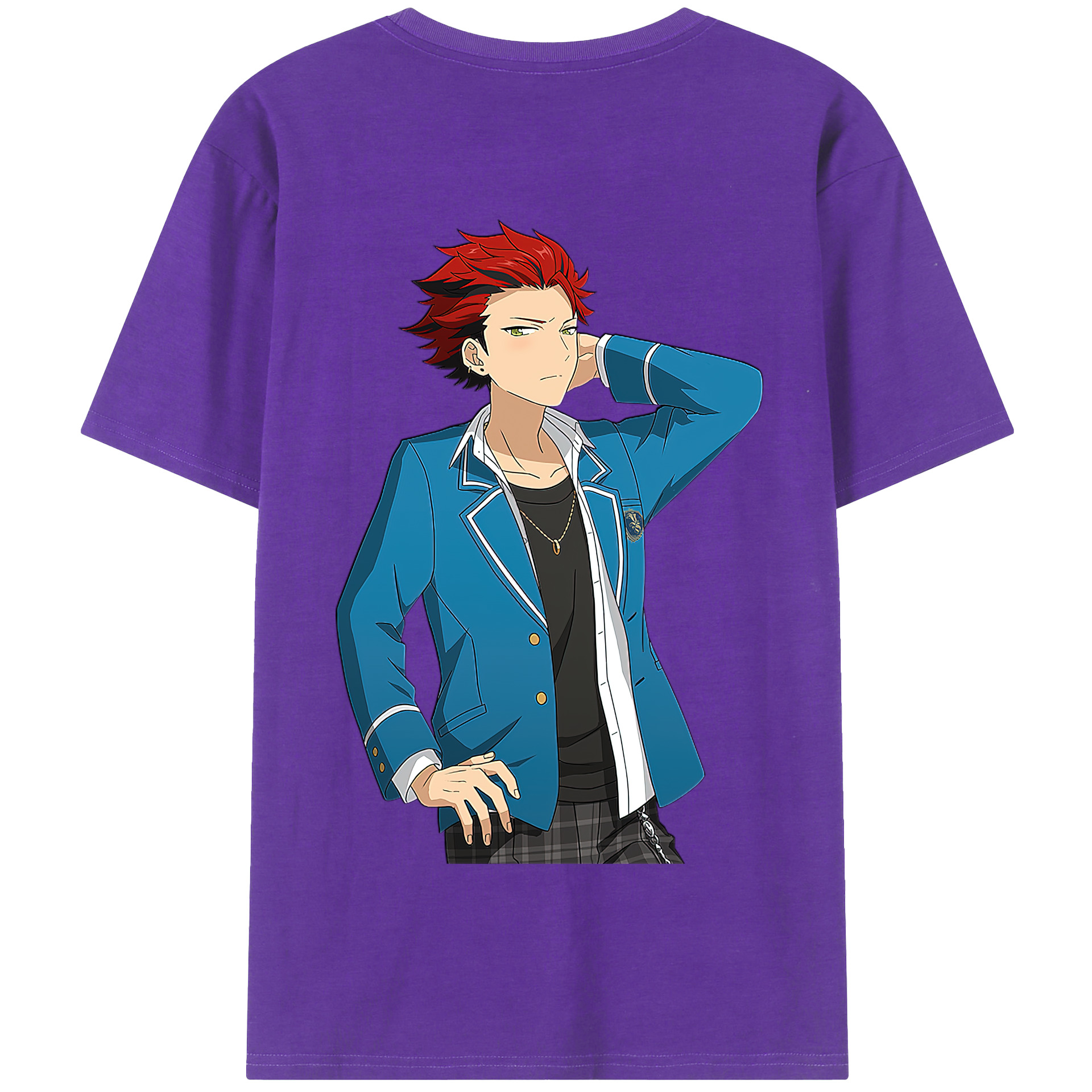 （画像用） あんさんぶるスターズ! Ensemble Stars 綿100％半袖Tシャツ（背面プリント）