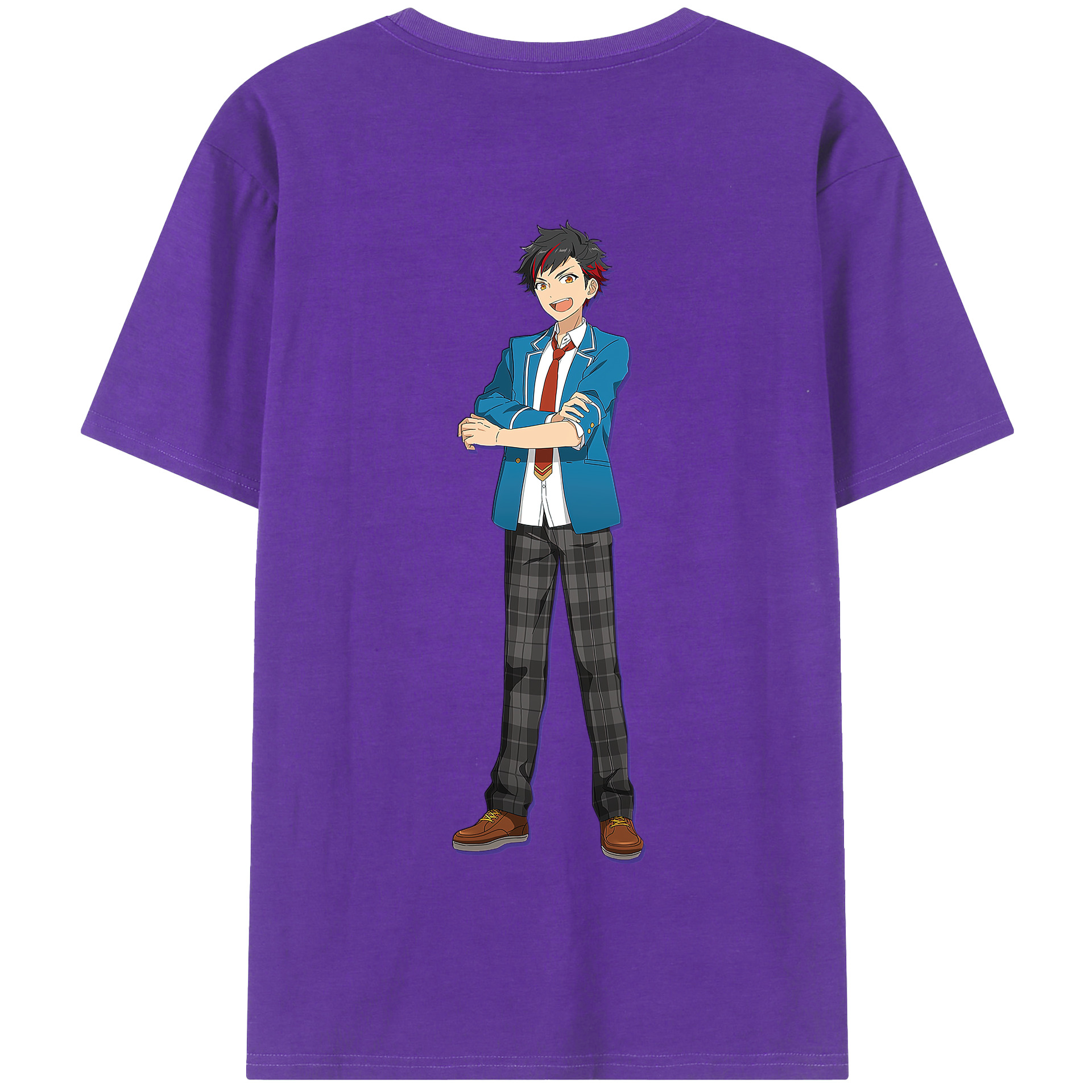 （画像用） あんさんぶるスターズ! Ensemble Stars 綿100％半袖Tシャツ（背面プリント）