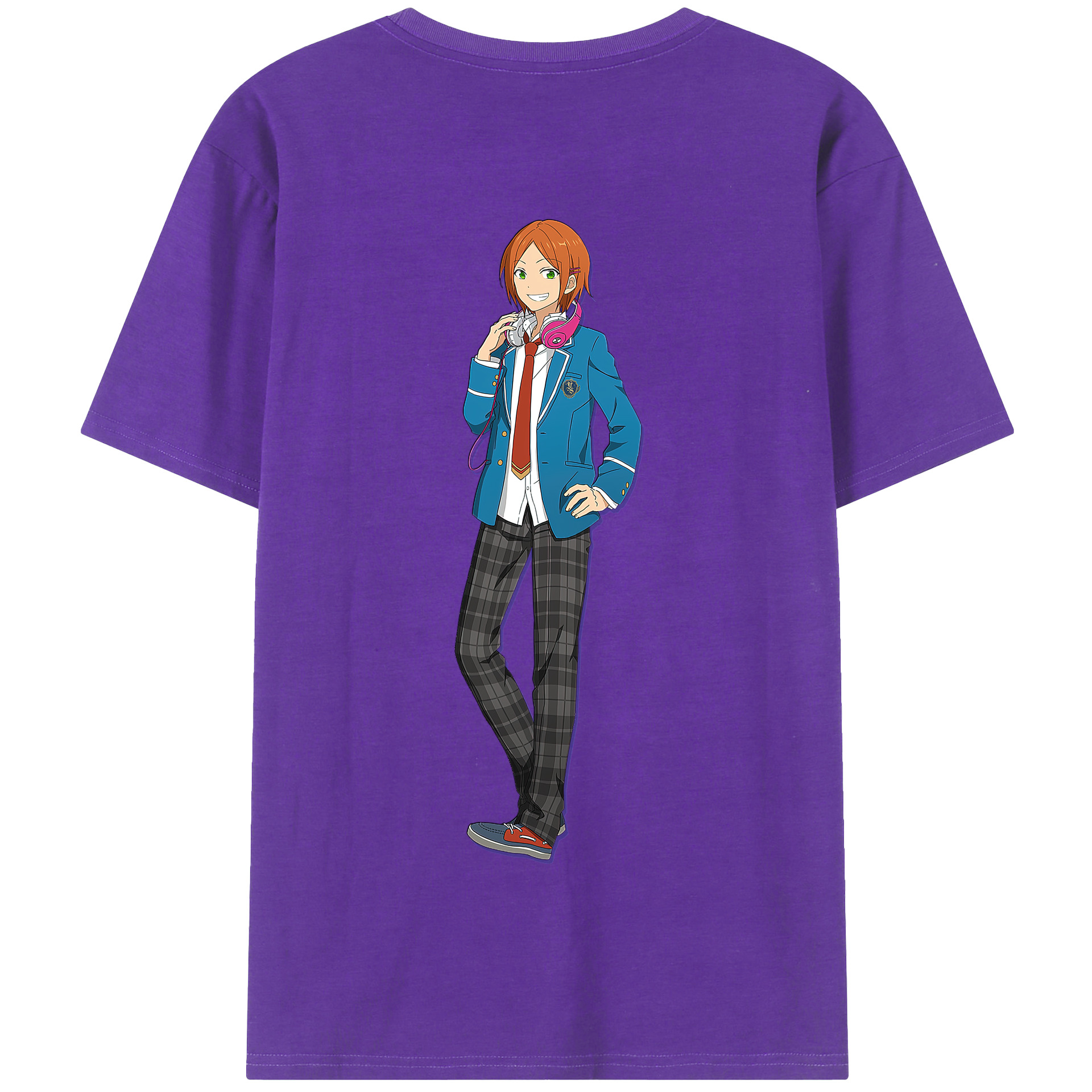 （画像用） あんさんぶるスターズ! Ensemble Stars 綿100％半袖Tシャツ（背面プリント）