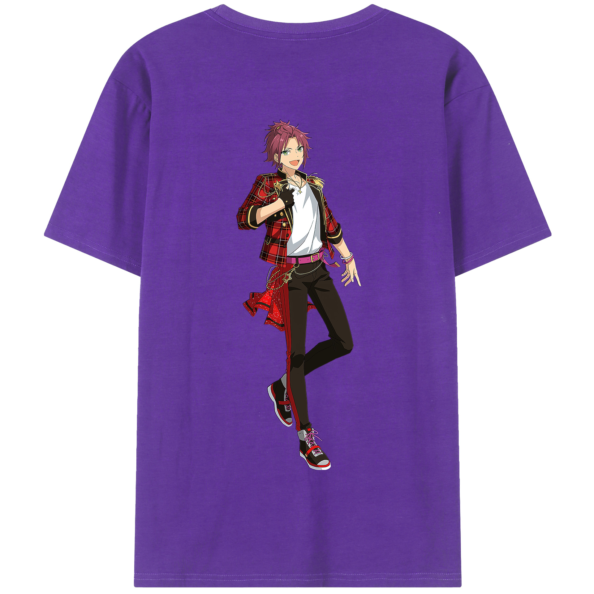 （画像用） あんさんぶるスターズ! Ensemble Stars 綿100％半袖Tシャツ（背面プリント）