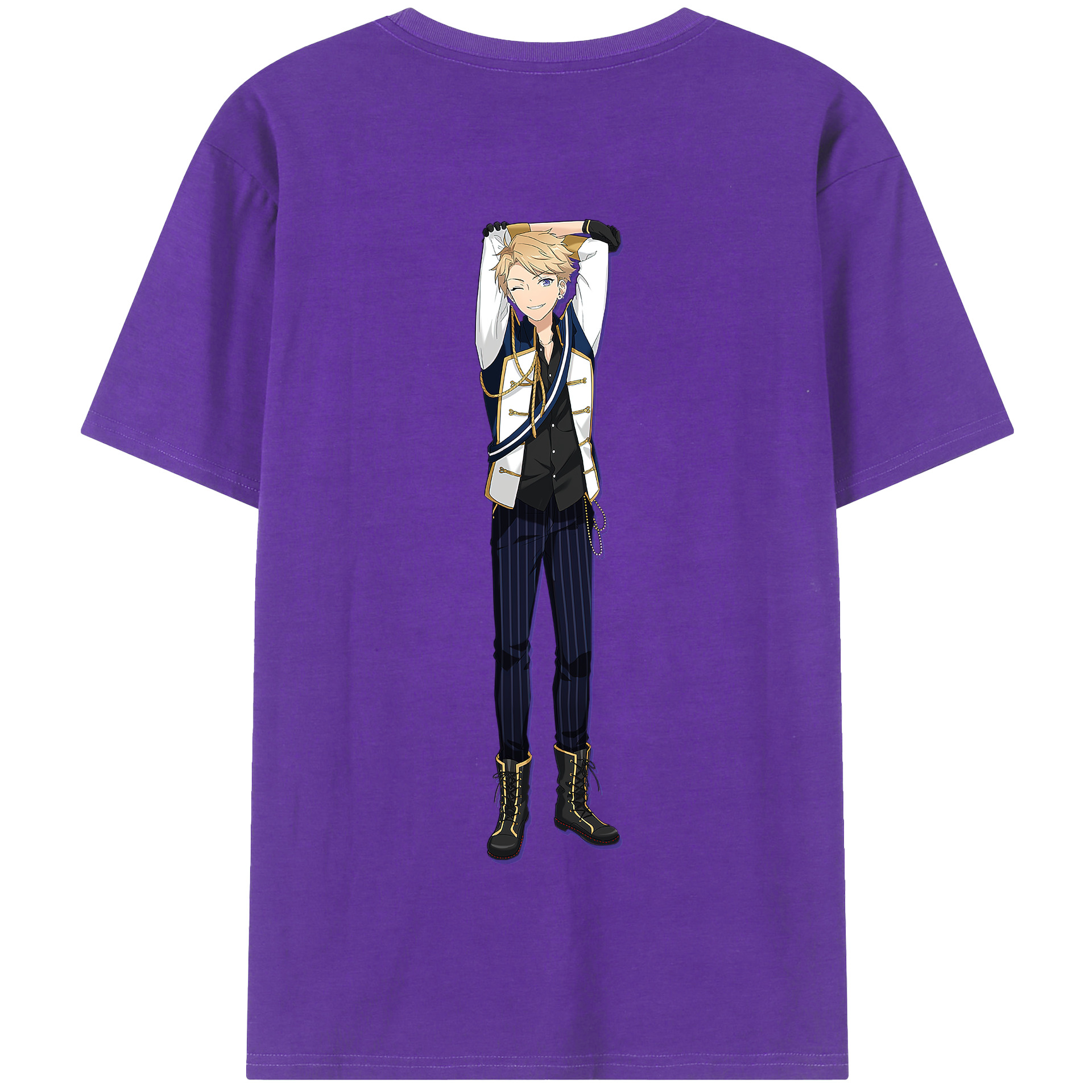 （画像用） あんさんぶるスターズ! Ensemble Stars 綿100％半袖Tシャツ（背面プリント）