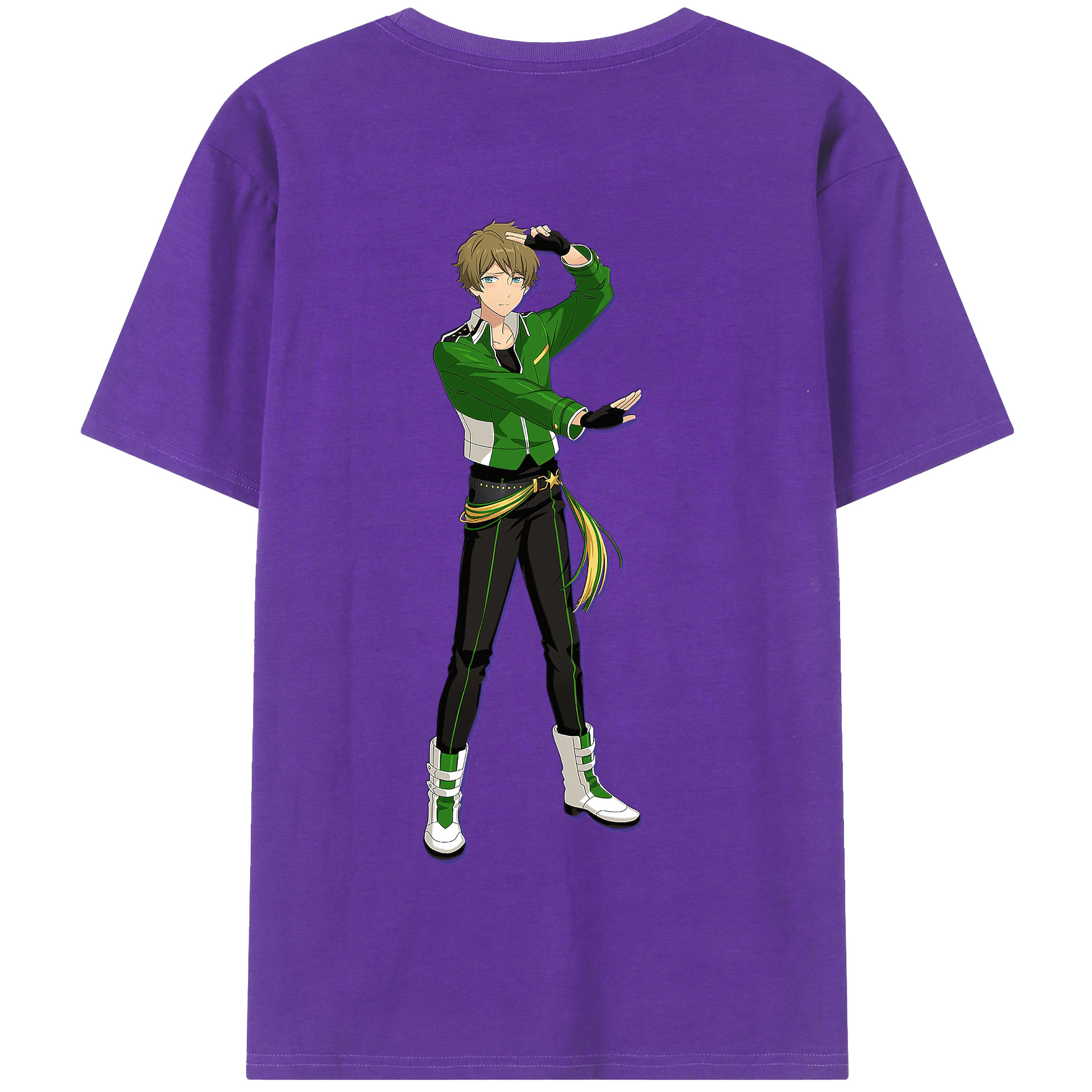 （画像用） あんさんぶるスターズ! Ensemble Stars 綿100％半袖Tシャツ（背面プリント）