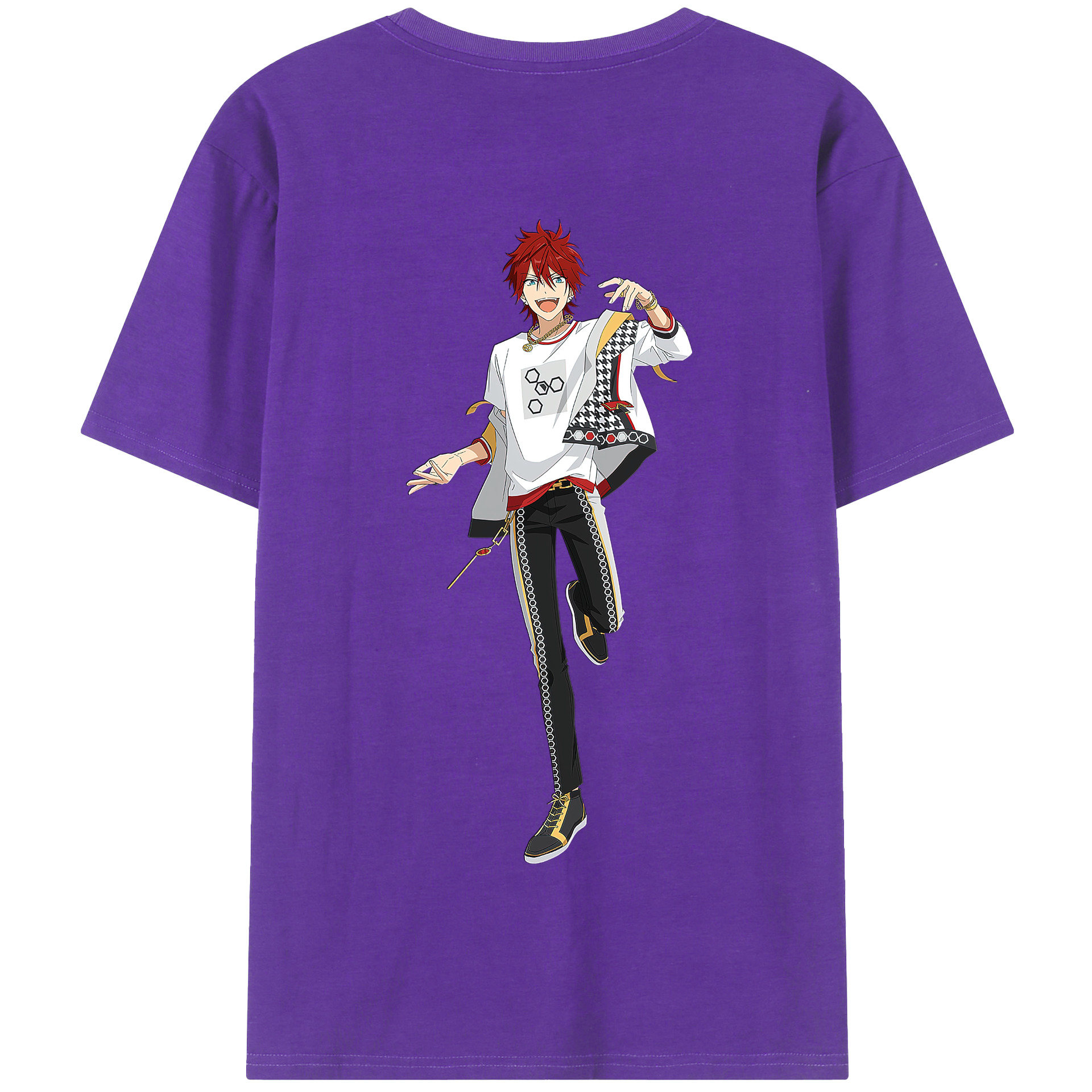 （画像用） あんさんぶるスターズ! Ensemble Stars 綿100％半袖Tシャツ（背面プリント）