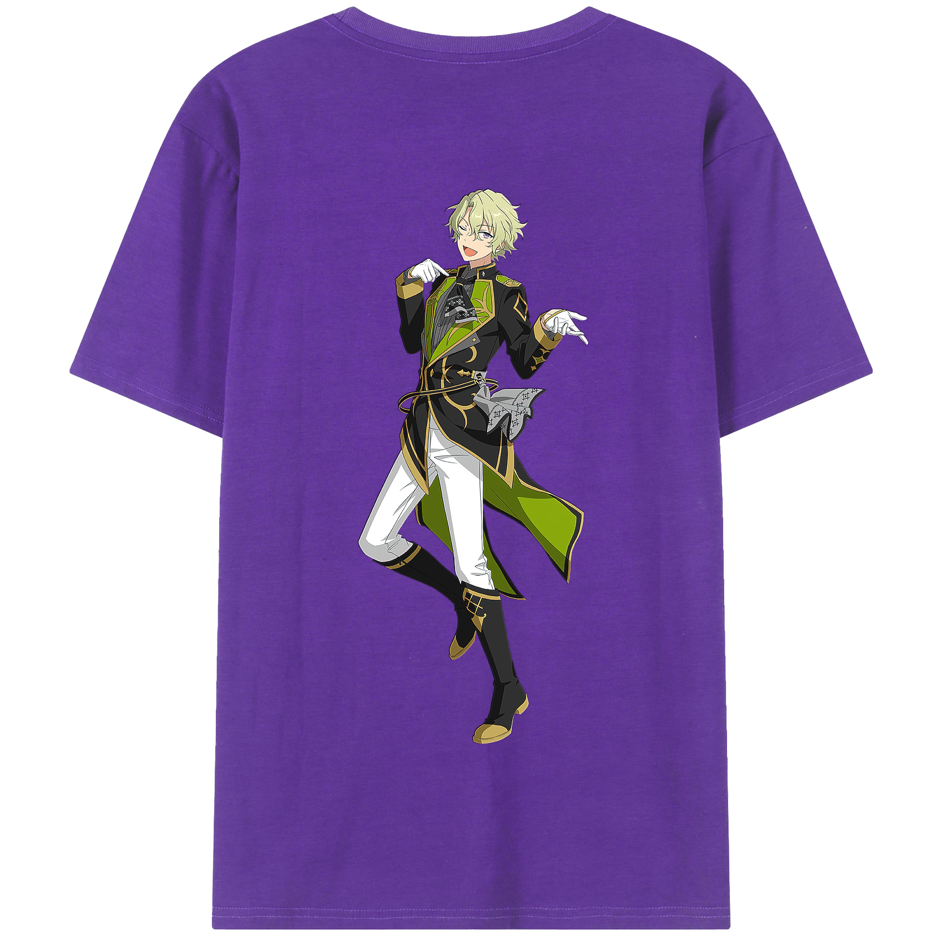 （画像用） あんさんぶるスターズ! Ensemble Stars 綿100％半袖Tシャツ（背面プリント）