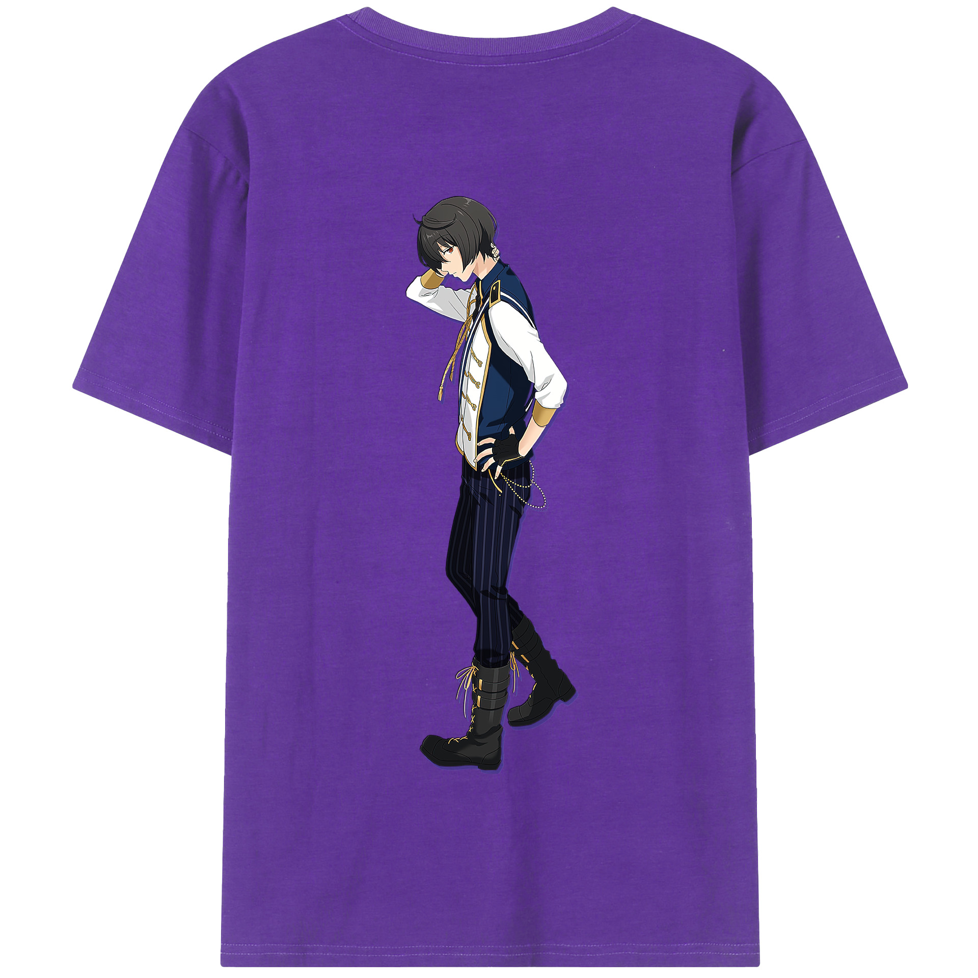 （画像用） あんさんぶるスターズ! Ensemble Stars 綿100％半袖Tシャツ（背面プリント）