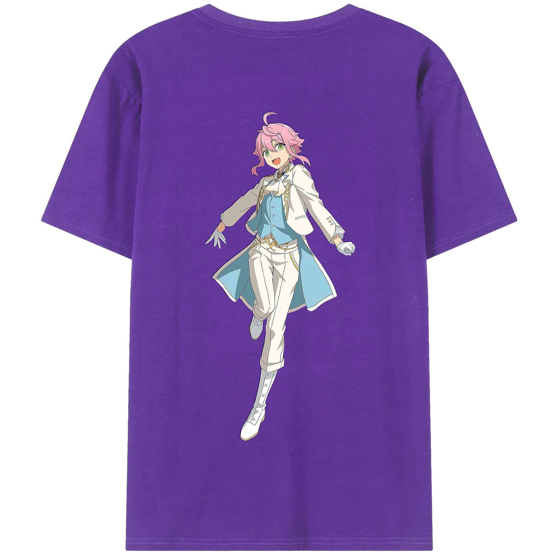 （画像用） あんさんぶるスターズ! Ensemble Stars 綿100％半袖Tシャツ（背面プリント）
