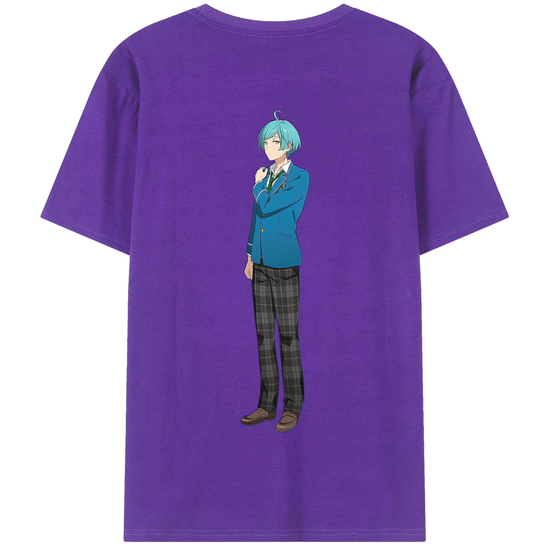 （画像用） あんさんぶるスターズ! Ensemble Stars 綿100％半袖Tシャツ（背面プリント）