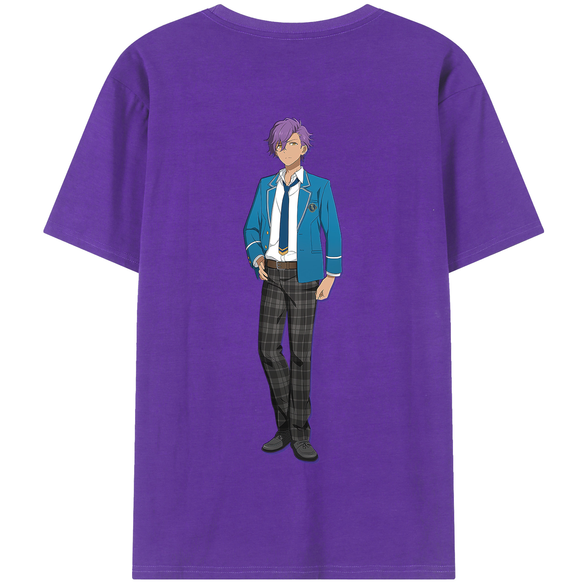 （画像用） あんさんぶるスターズ! Ensemble Stars 綿100％半袖Tシャツ（背面プリント）