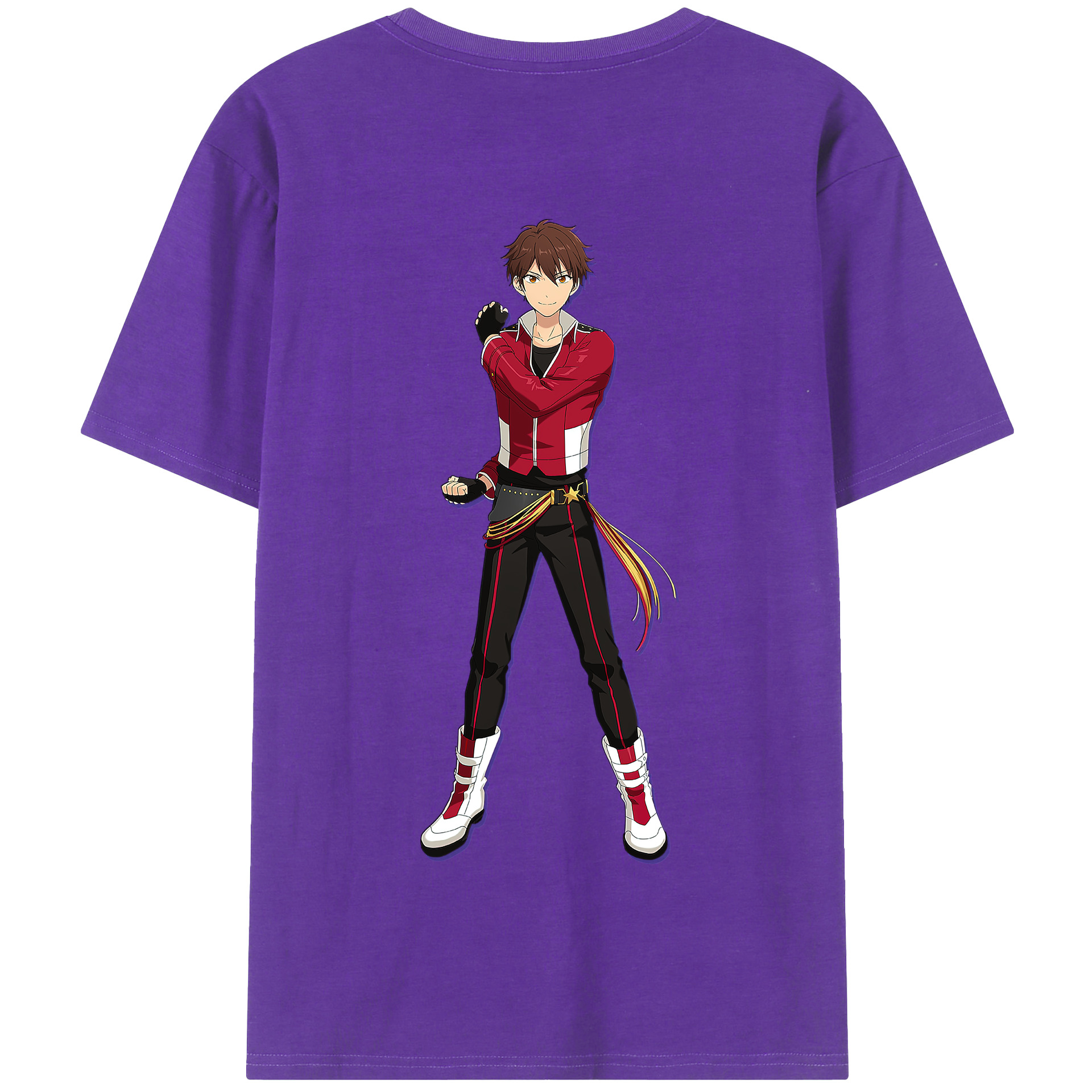 （画像用） あんさんぶるスターズ! Ensemble Stars 綿100％半袖Tシャツ（背面プリント）