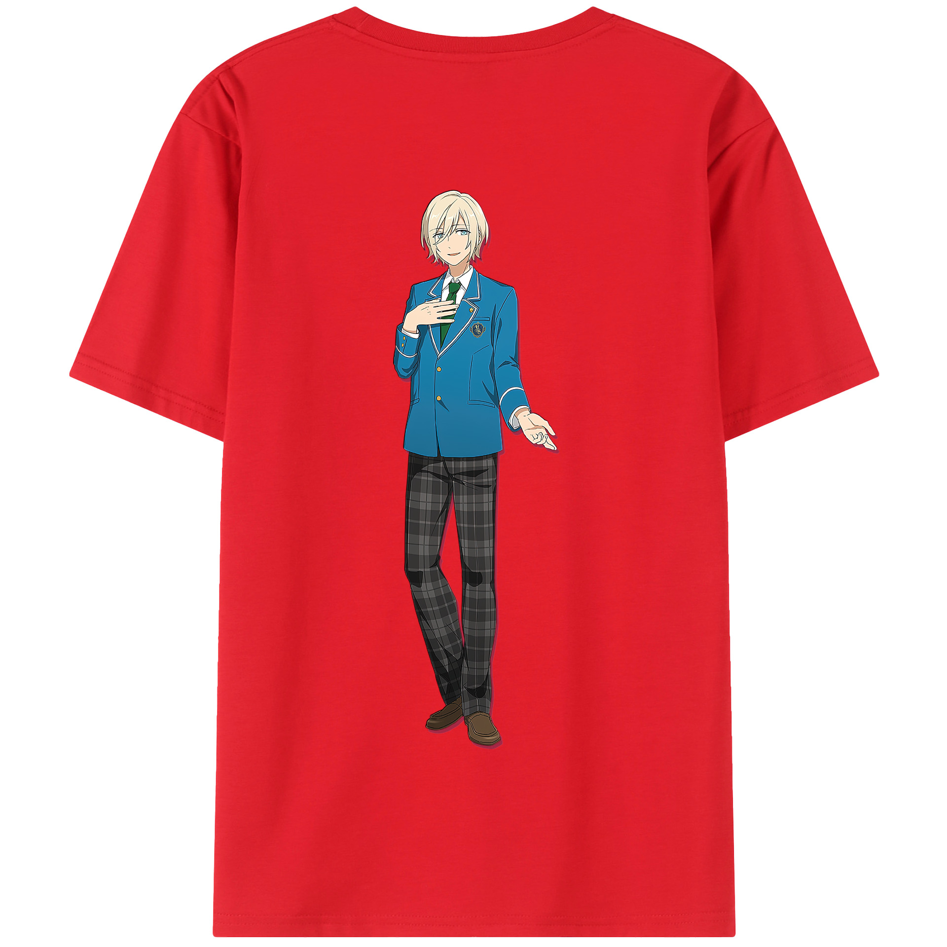 （画像用） あんさんぶるスターズ! Ensemble Stars 綿100％半袖Tシャツ（背面プリント）