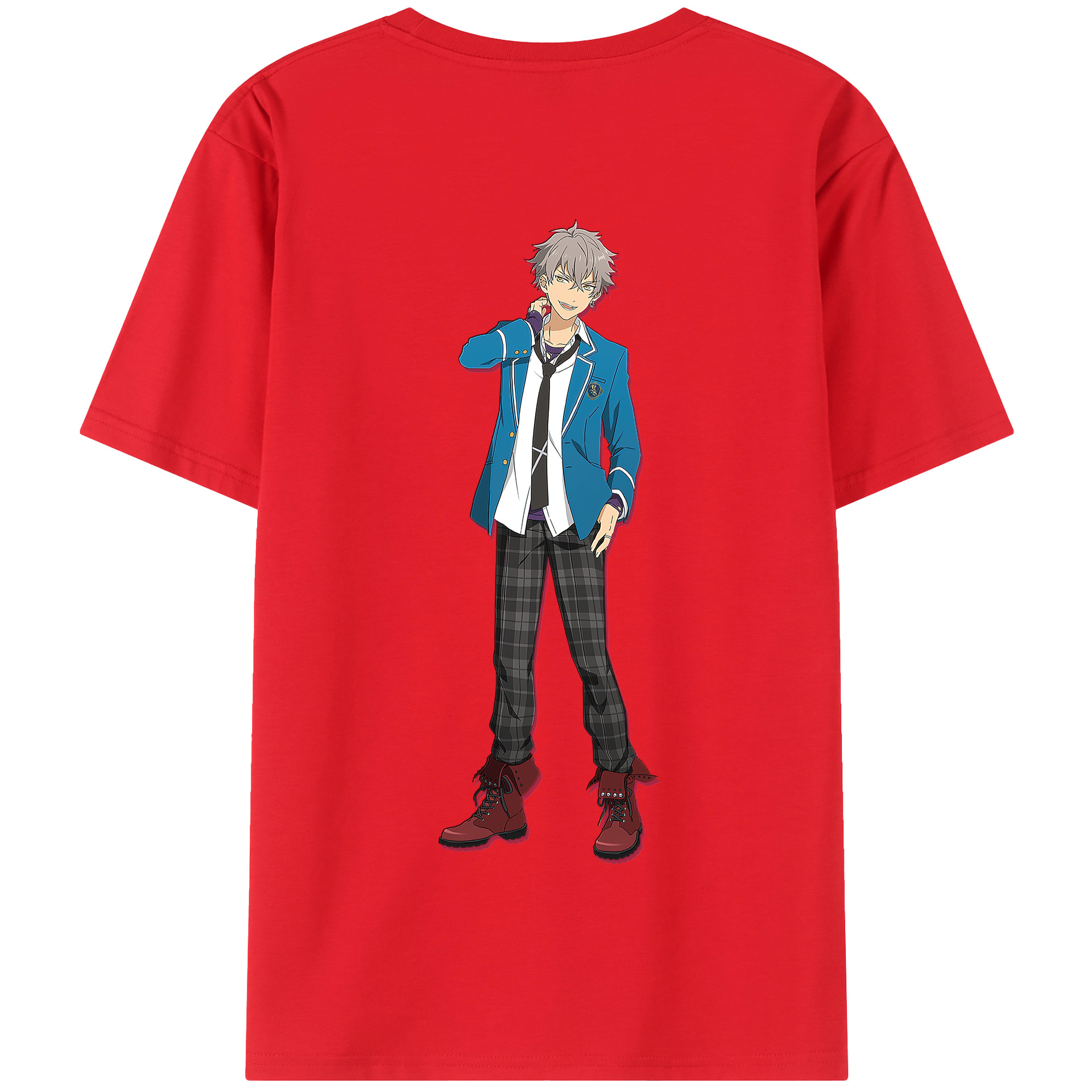 （画像用） あんさんぶるスターズ! Ensemble Stars 綿100％半袖Tシャツ（背面プリント）