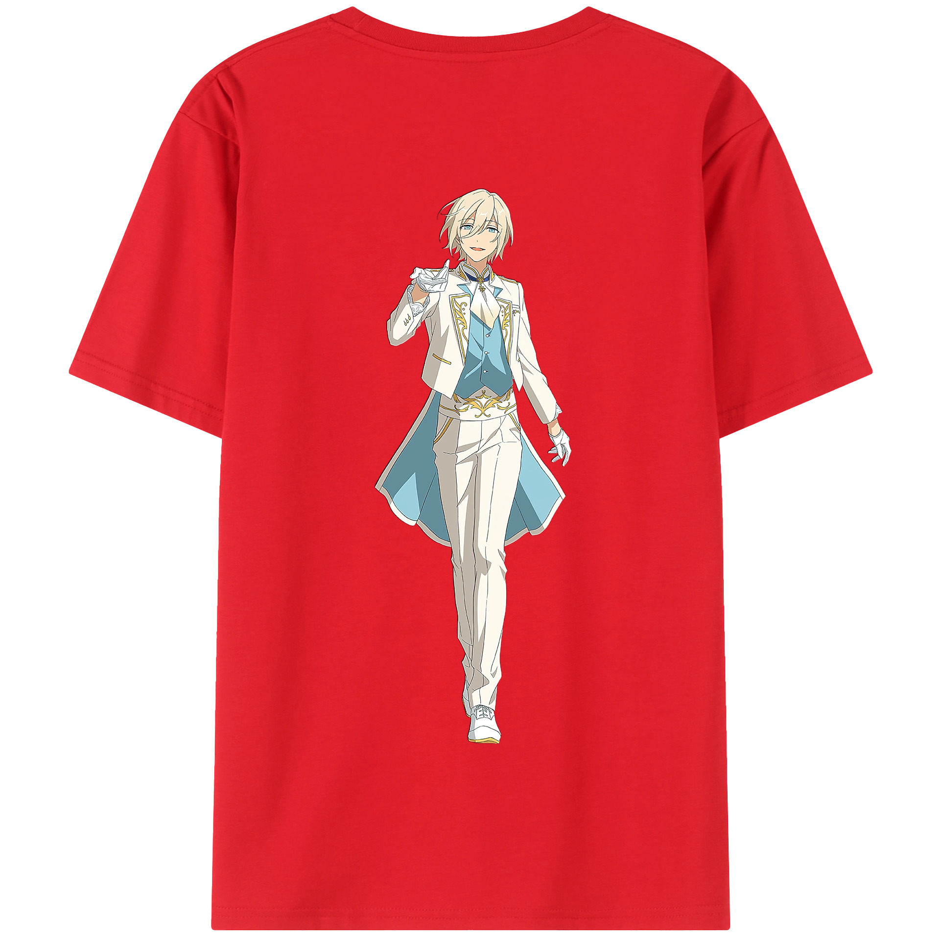 （画像用） あんさんぶるスターズ! Ensemble Stars 綿100％半袖Tシャツ（背面プリント）