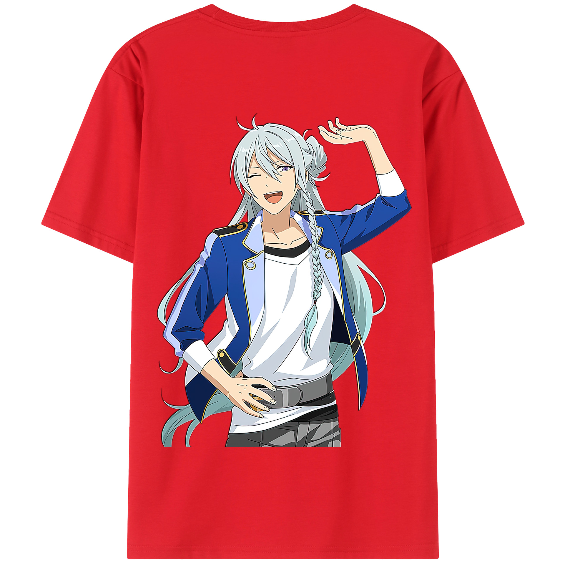 （画像用） あんさんぶるスターズ! Ensemble Stars 綿100％半袖Tシャツ（背面プリント）