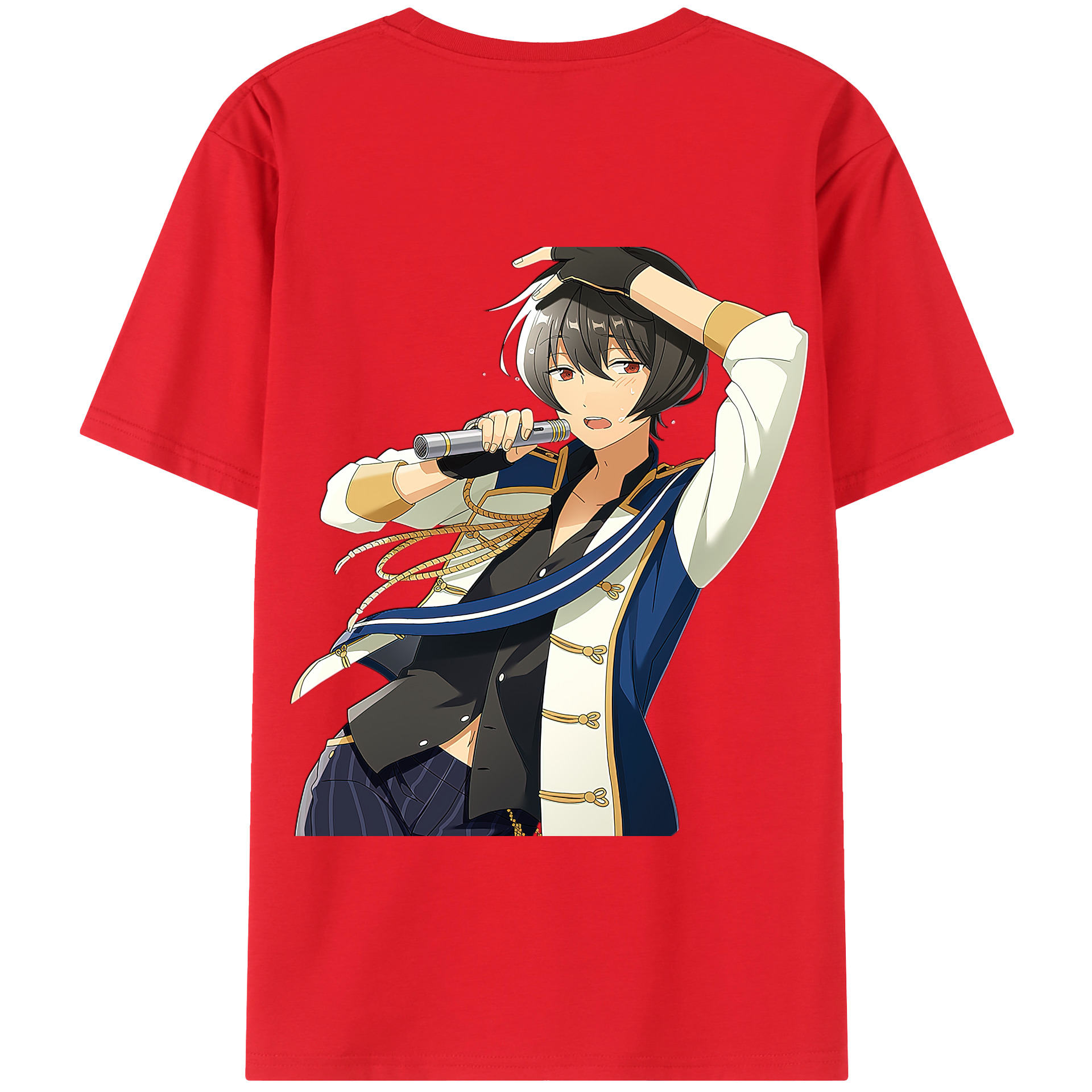 （画像用） あんさんぶるスターズ! Ensemble Stars 綿100％半袖Tシャツ（背面プリント）
