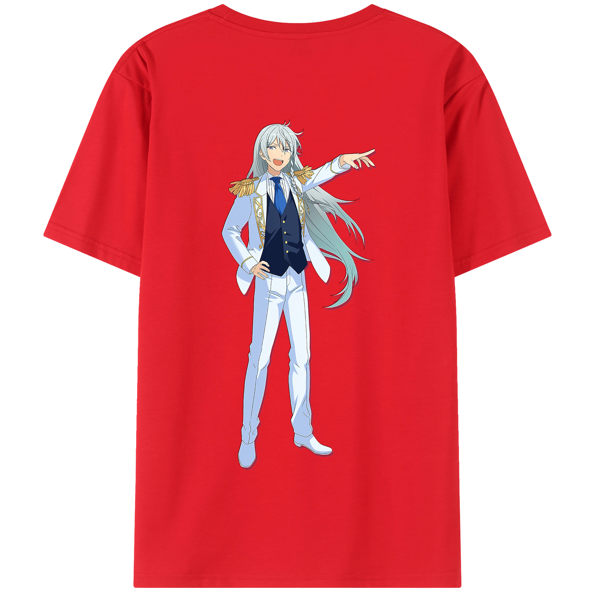（画像用） あんさんぶるスターズ! Ensemble Stars 綿100％半袖Tシャツ（背面プリント）