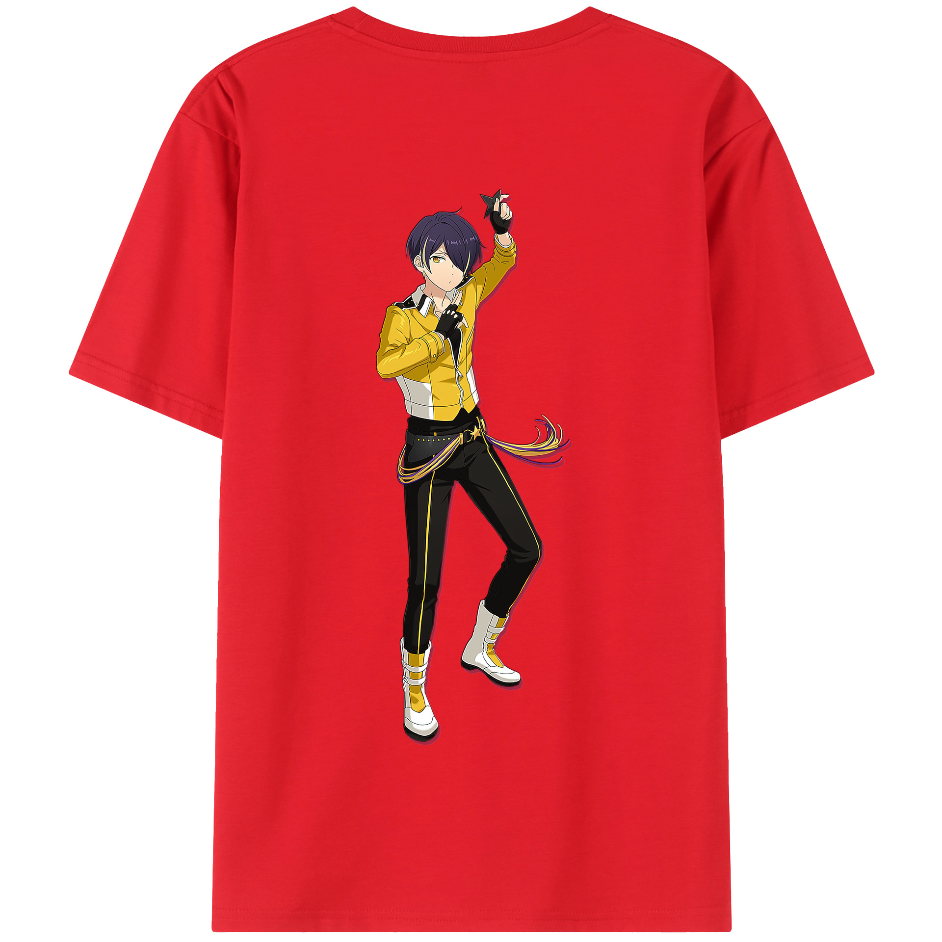 （画像用） あんさんぶるスターズ! Ensemble Stars 綿100％半袖Tシャツ（背面プリント）