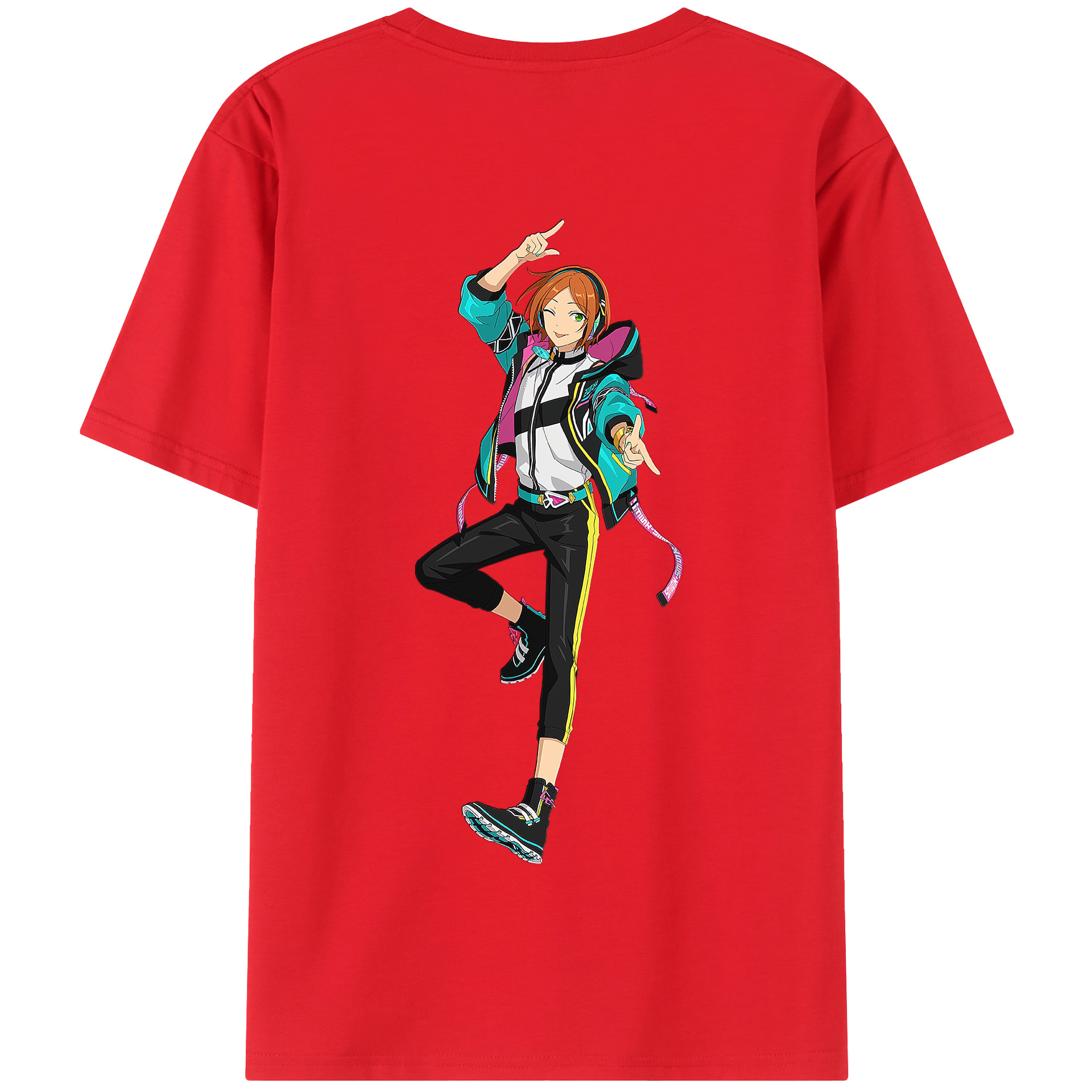 （画像用） あんさんぶるスターズ! Ensemble Stars 綿100％半袖Tシャツ（背面プリント）