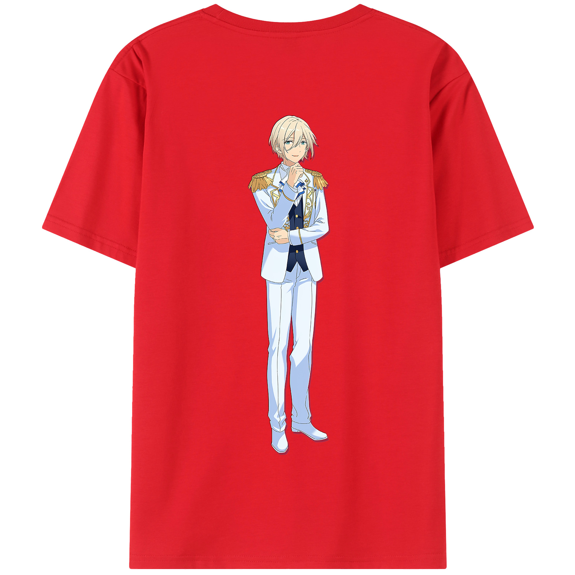 （画像用） あんさんぶるスターズ! Ensemble Stars 綿100％半袖Tシャツ（背面プリント）