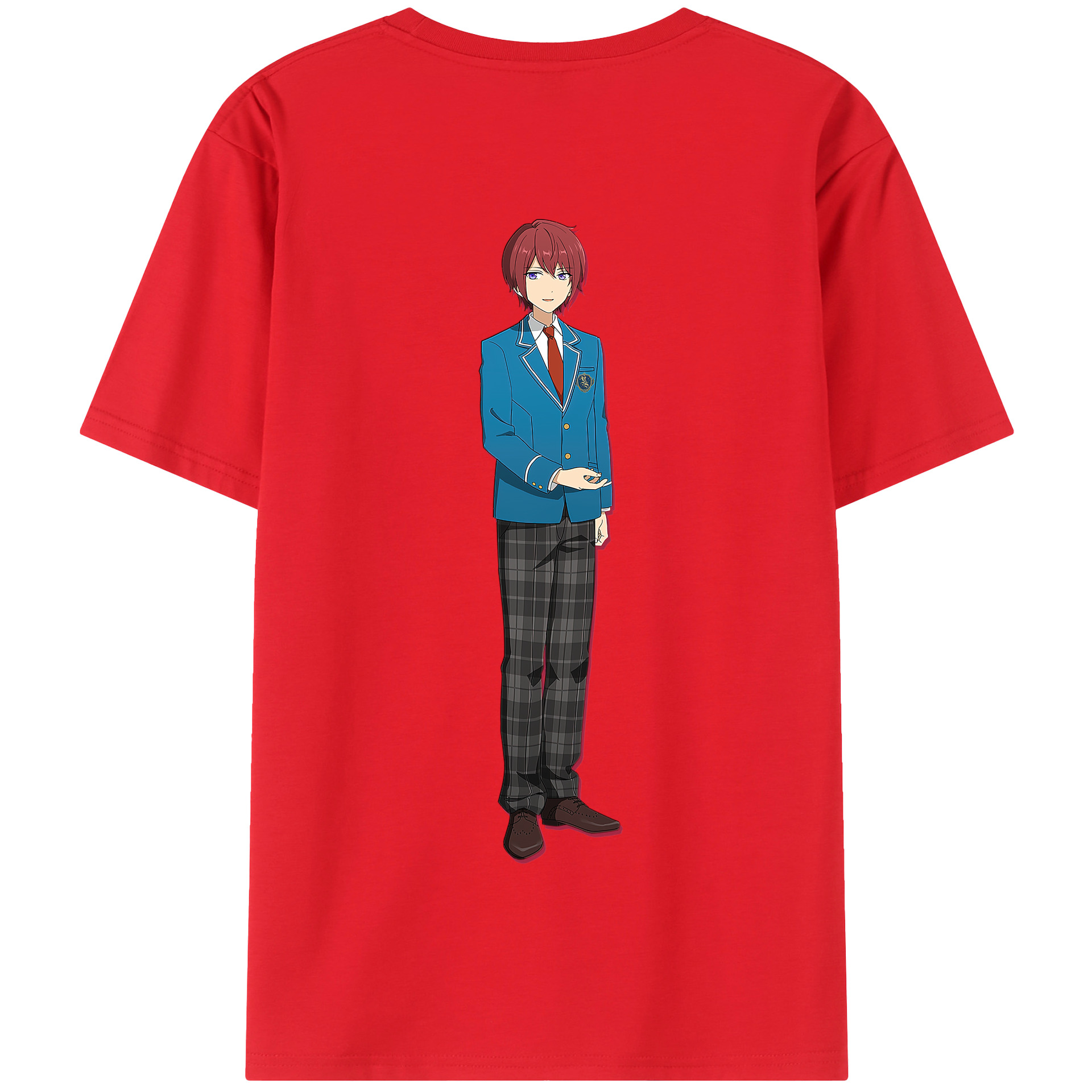 （画像用） あんさんぶるスターズ! Ensemble Stars 綿100％半袖Tシャツ（背面プリント）